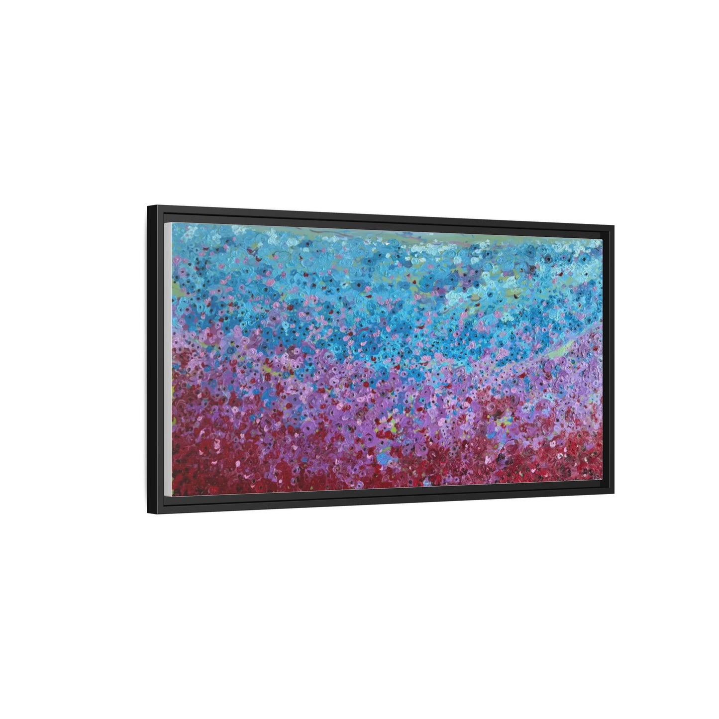 Bloom by Unknown Framed Matte Canvas Abstract Floral Field Wall Art