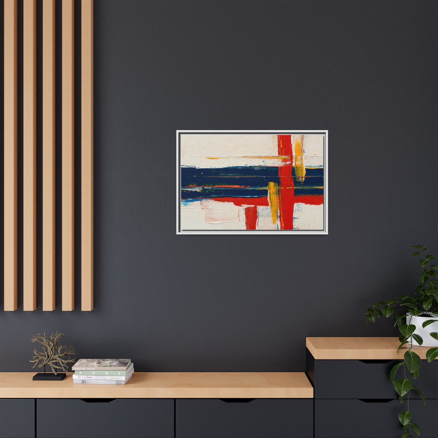 Matte Canvas, Framed (Multi-color)
