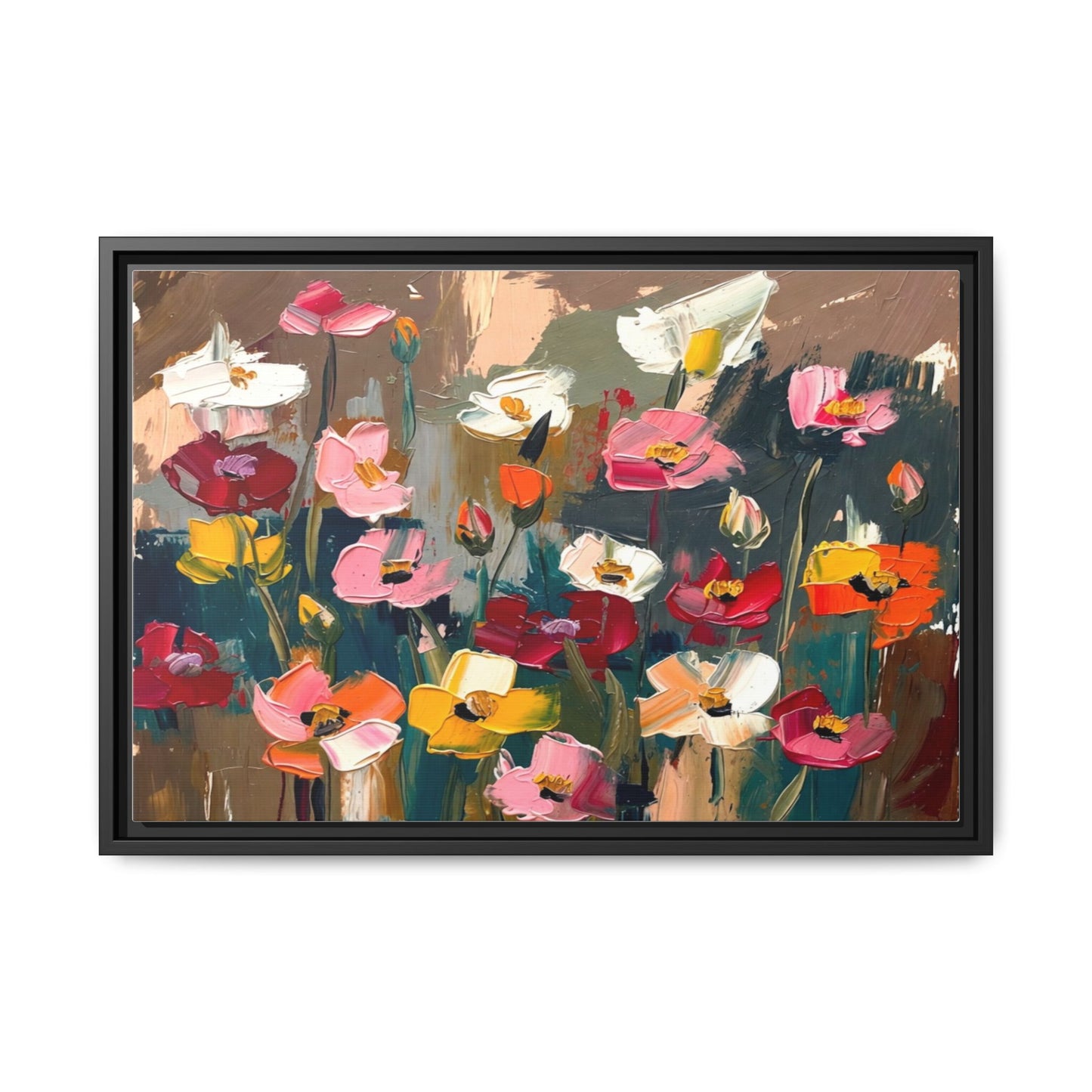 Matte Canvas, Framed (Multi-color)