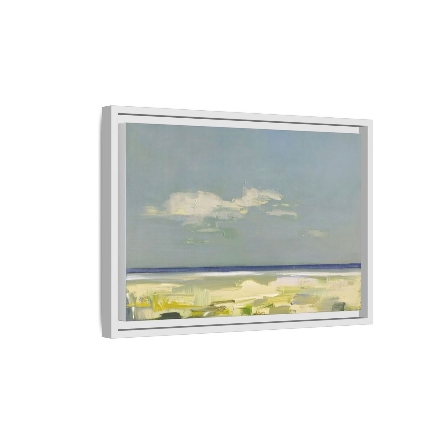 Coastal Calm Matte Canvas Framed Wall Art