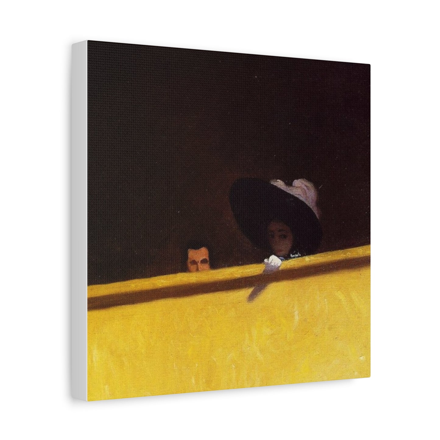 La loge de theatre by Félix Vallotton Matte Canvas Wall Art Print