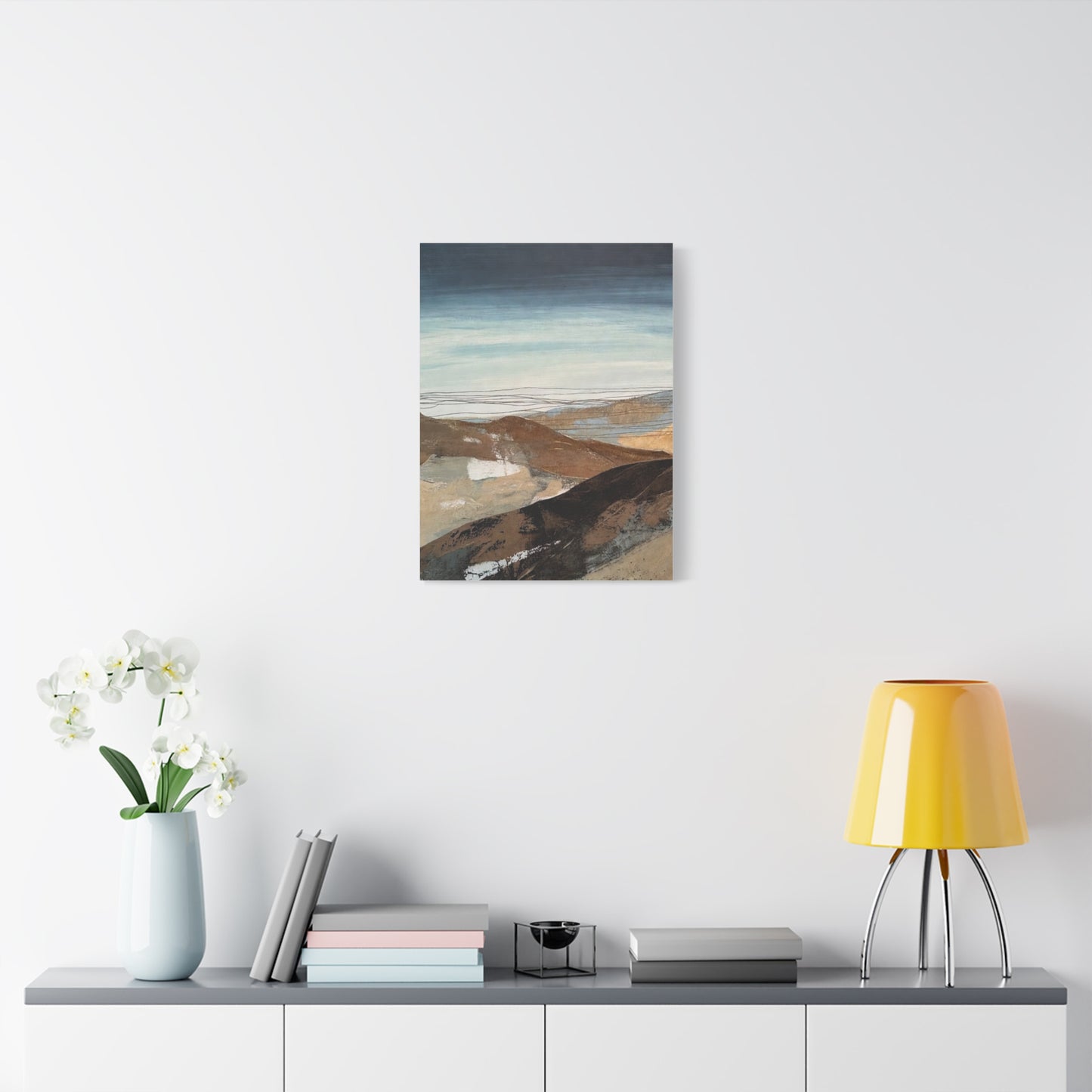 Abstract Landscape Matte Canvas Wall Art — Stretched 1.25"