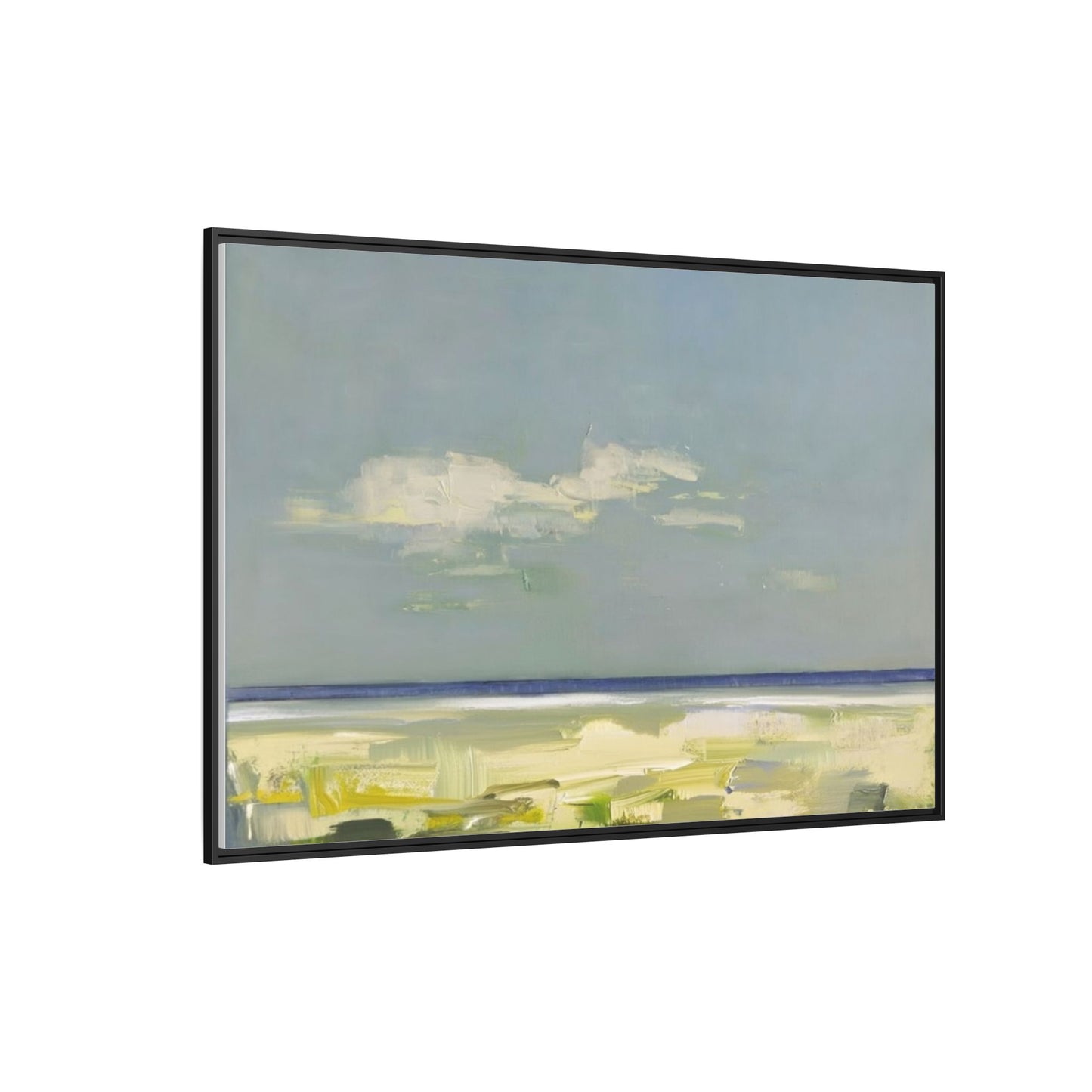 Coastal Calm Matte Canvas Framed Wall Art