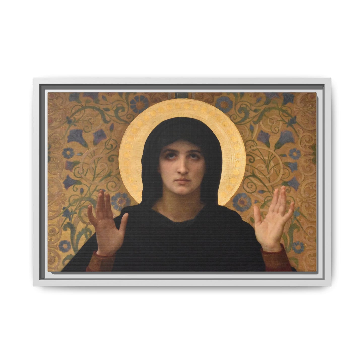 La Vierge consolatrice by William Adolphe Bouguereau Framed Matte Canvas Wall Art