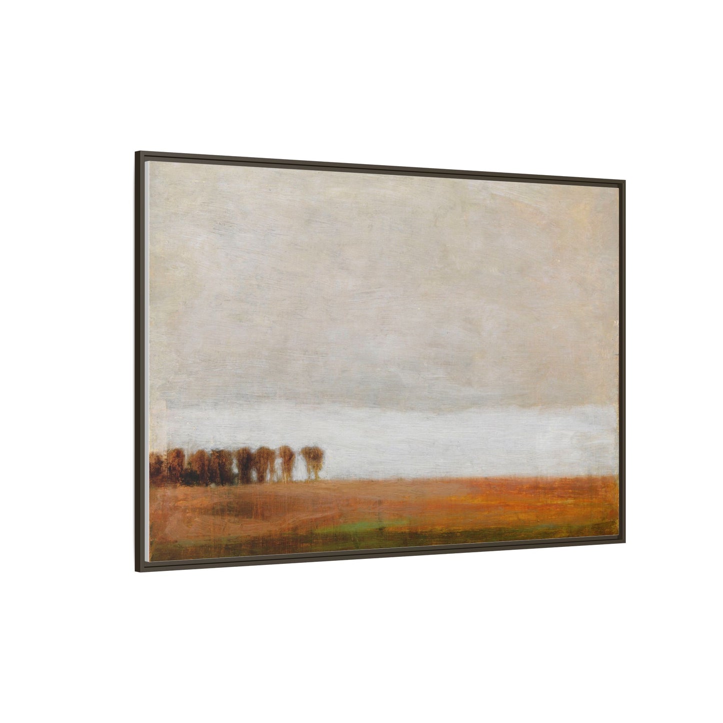View of Jaegersborg Allé, North of Copenhagen by Vilhelm Hammershøi Framed Matte Canvas Wall Art Print