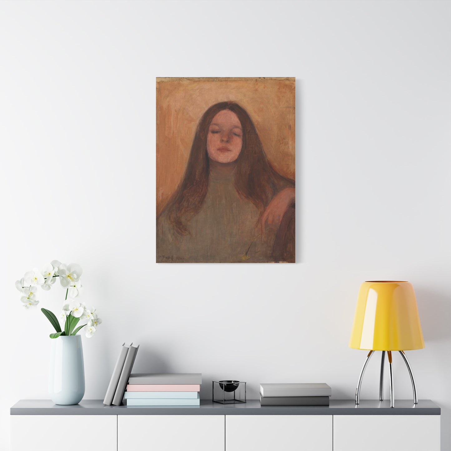 Thyra Elisabeth by Ellen Thesleff Matte Canvas Wall Art Print