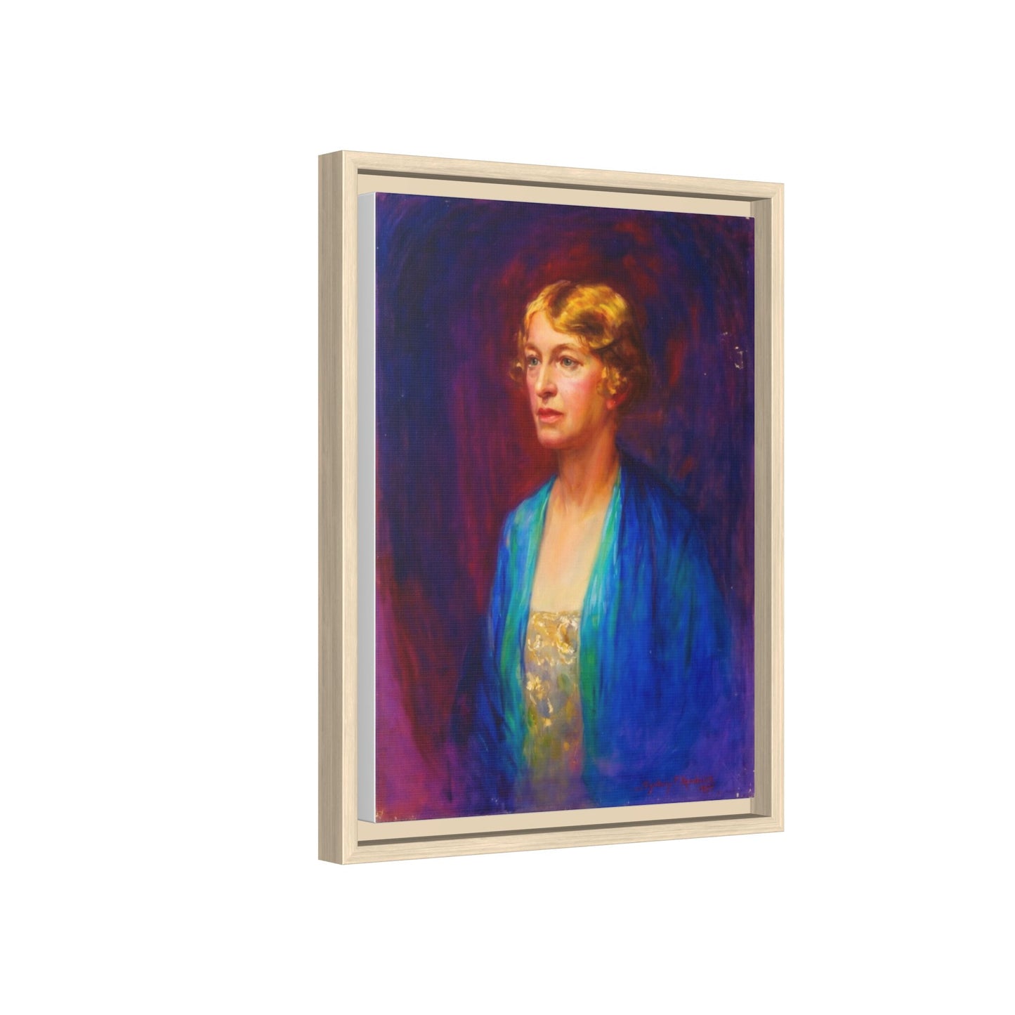 Matte Canvas Portrait , Framed (Multi-color)