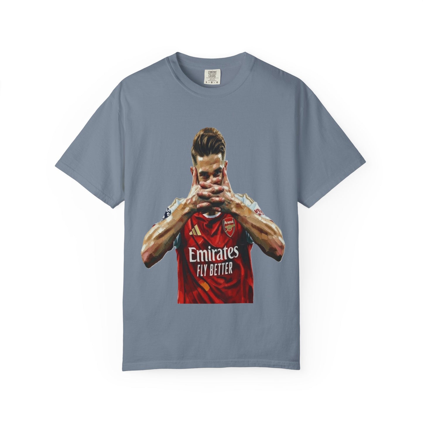 Soccer Celebration T-Shirt — Emirates 'Fly Better' Jersey Design