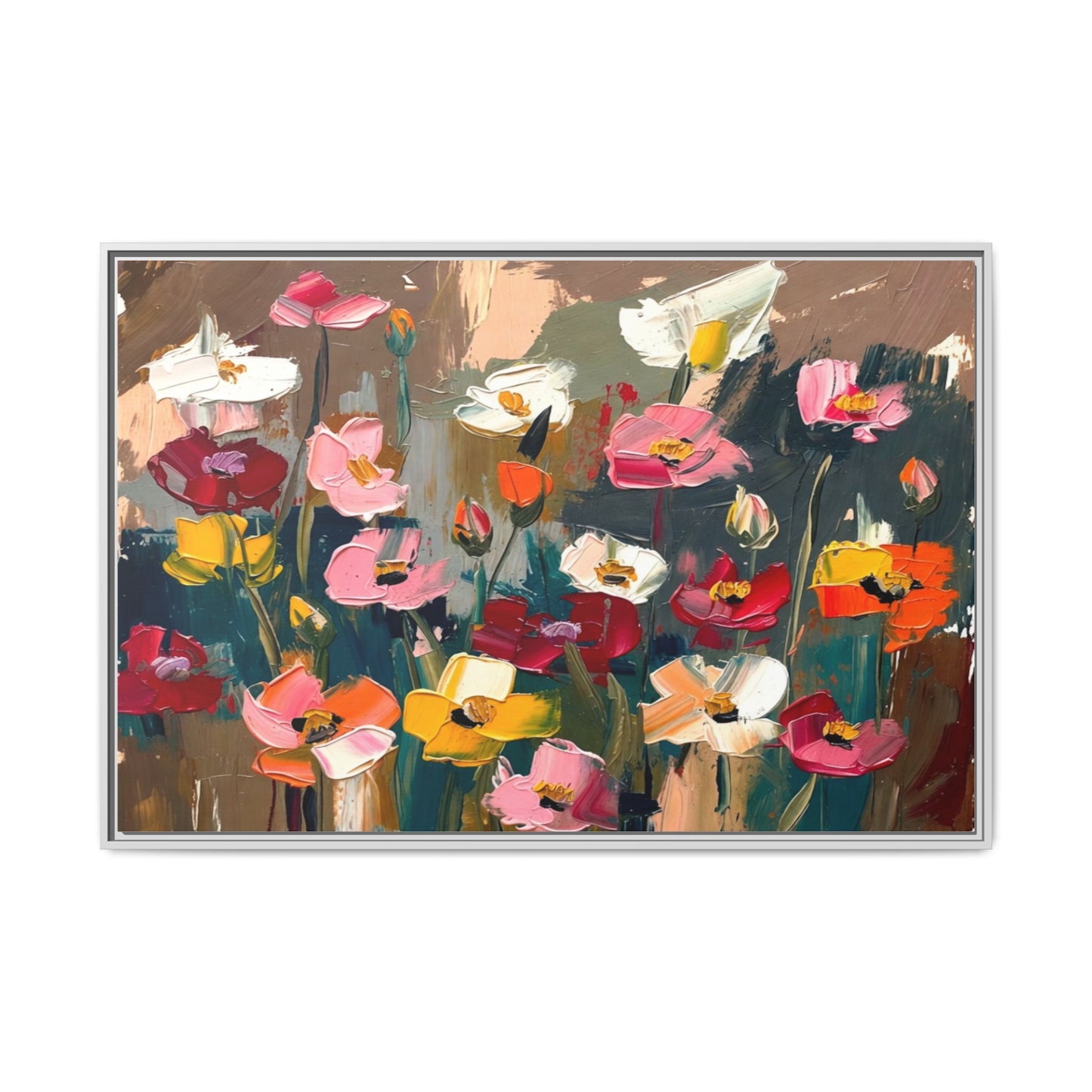 Matte Canvas, Framed (Multi-color)