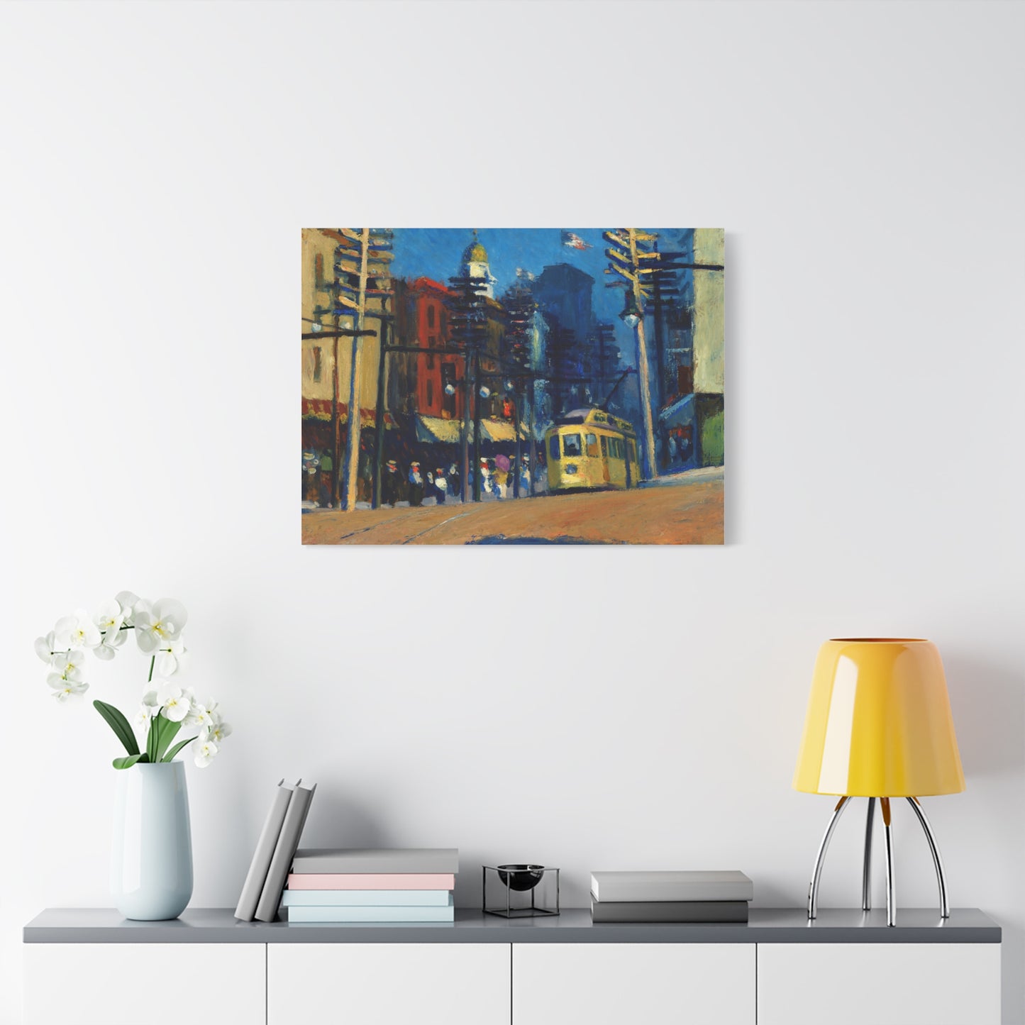 Yonkers by Edward Hopper Matte Canvas Wall Art Print