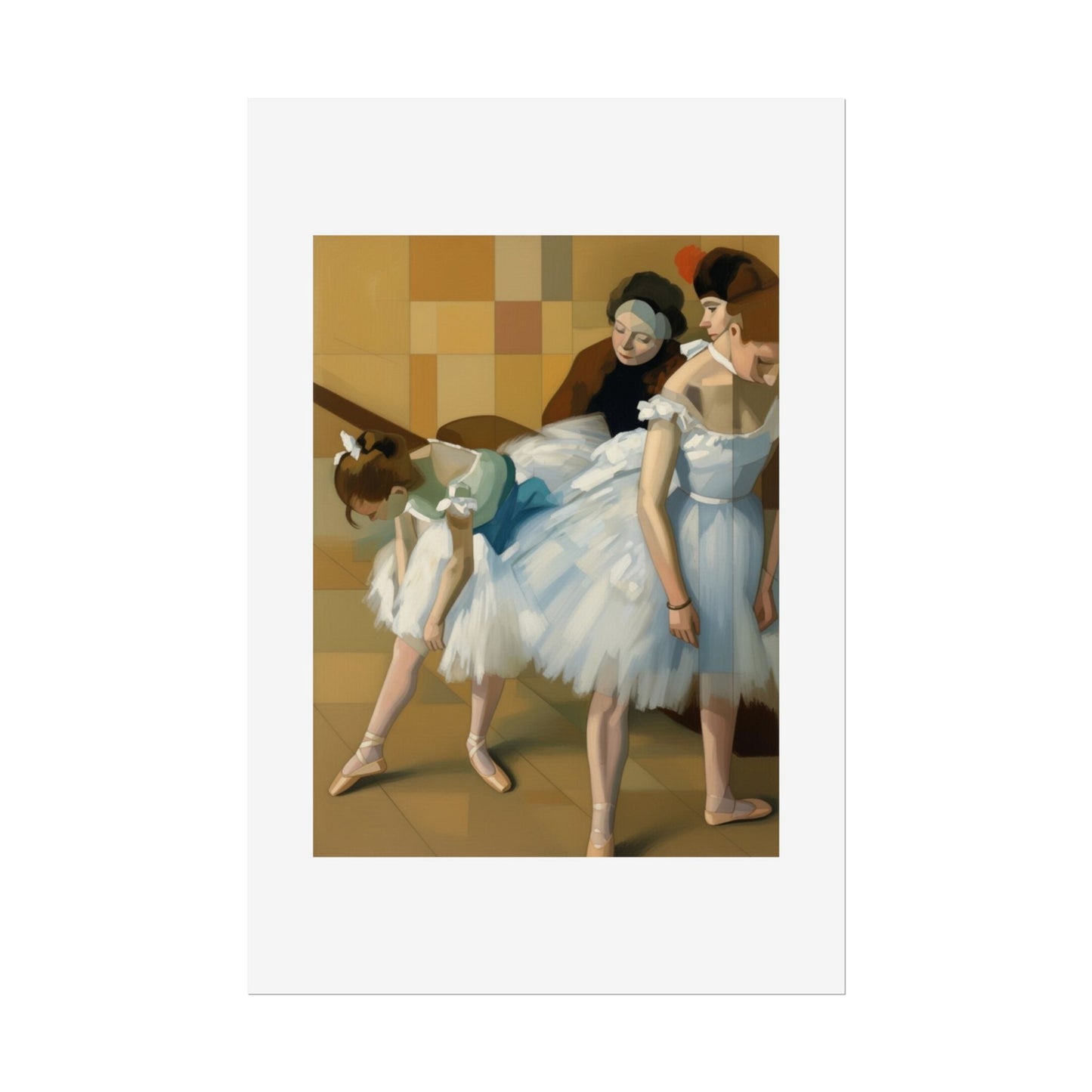 Ballet Dancers Rolled Poster — Classic Impressionist Ballerina Wall Art