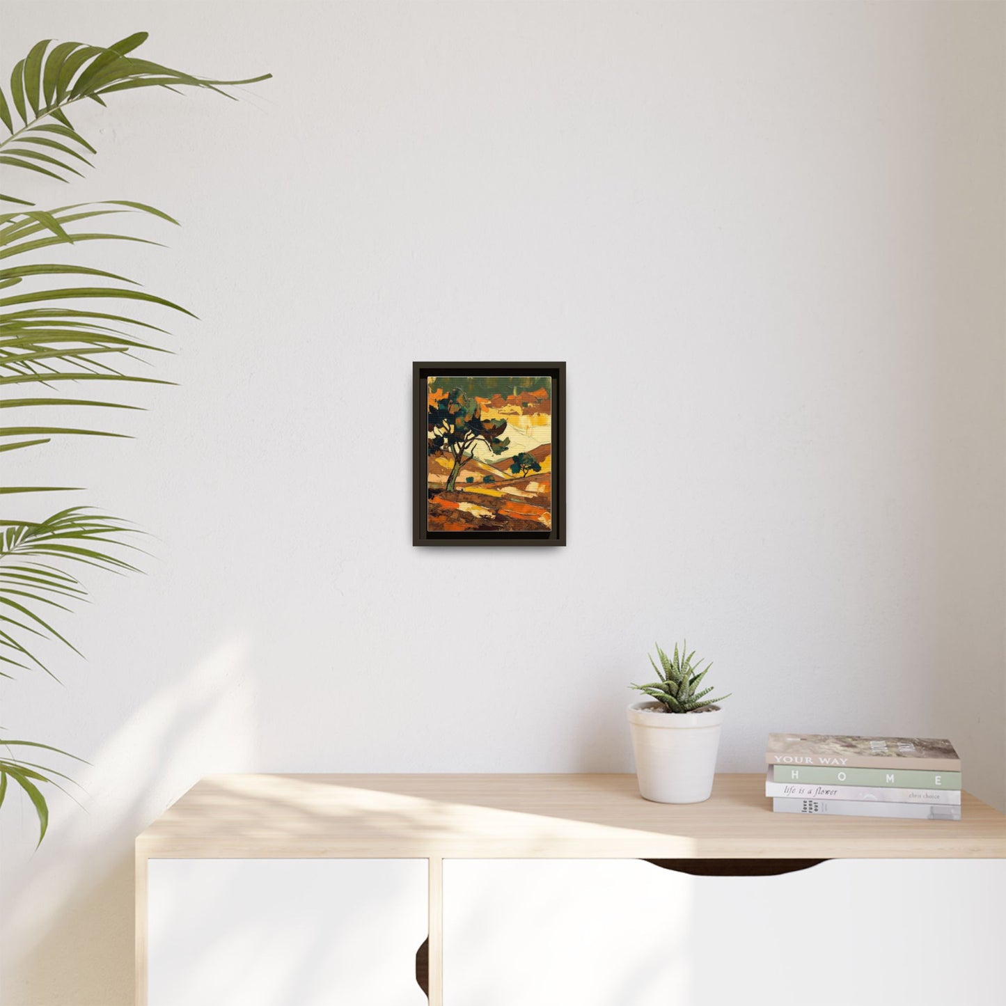 Framed Matte Canvas Landscape Art Print