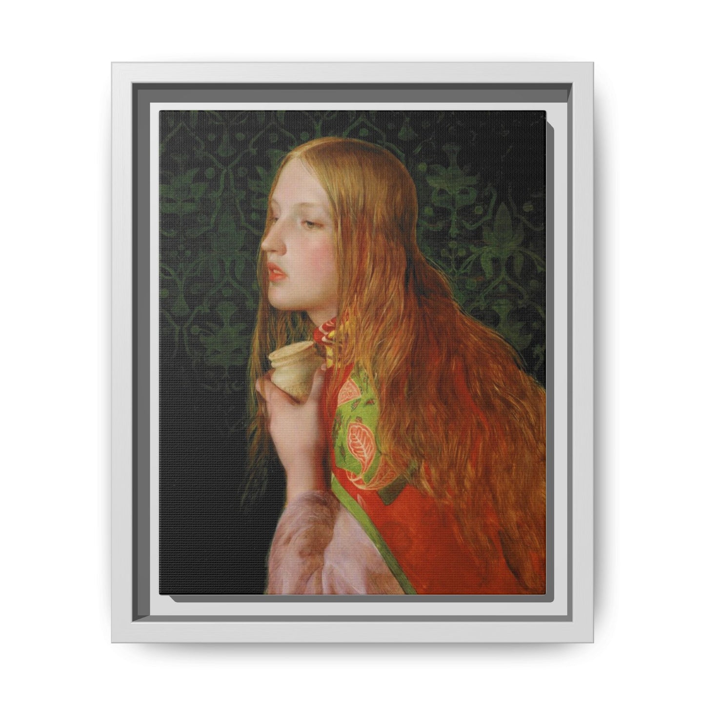 Mariya Magdalena by Frederick Sandys Framed Matte Canvas Wall Art Print