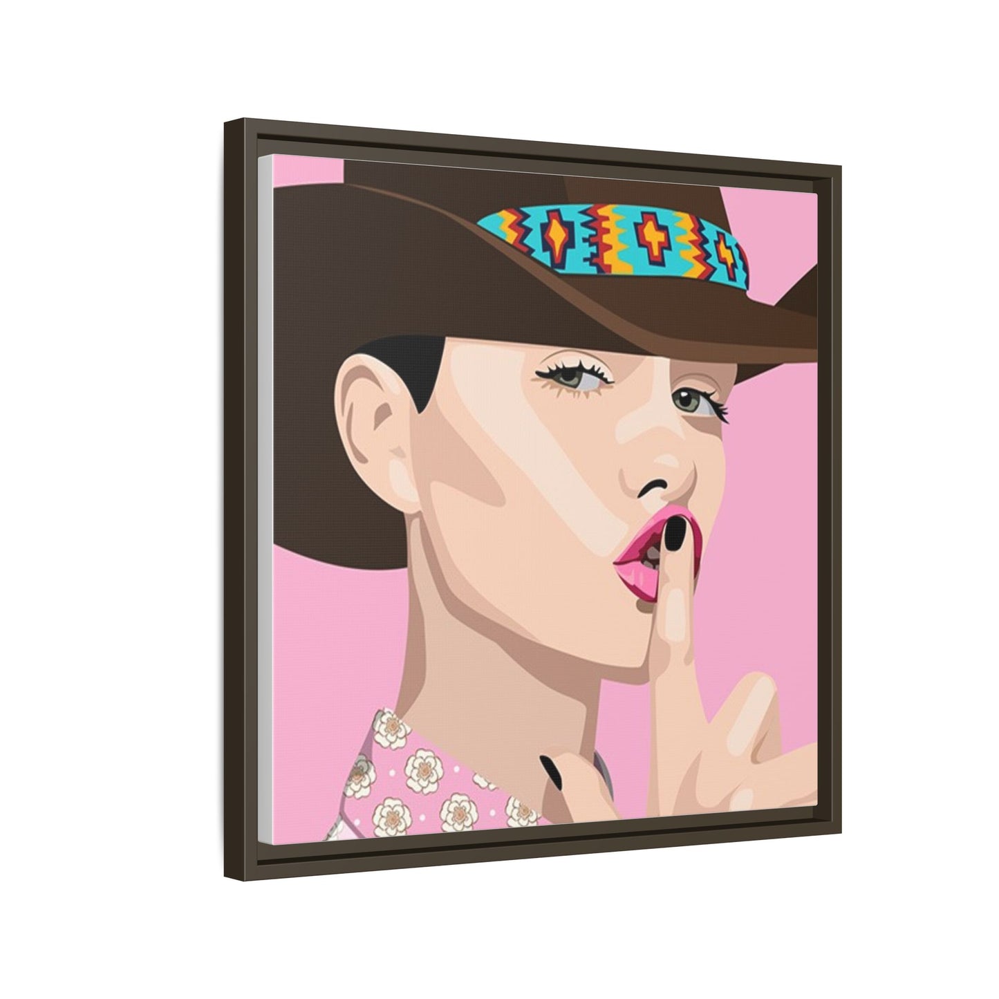 Vivid 63 by Orit Fuchs Matte Framed Canvas Wall Art