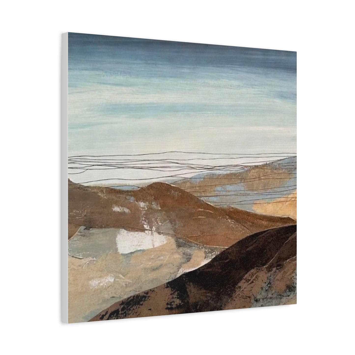 Abstract Landscape Matte Canvas Wall Art — Stretched 1.25"