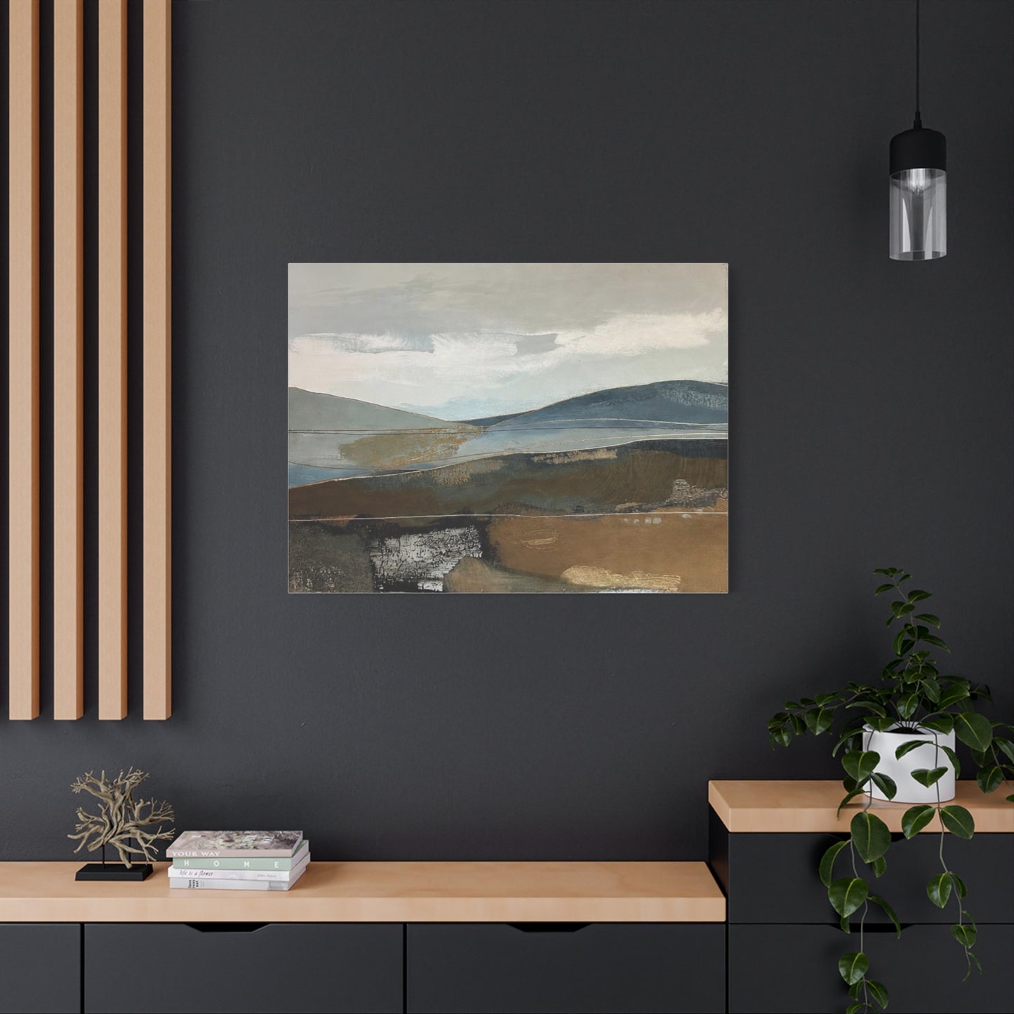 Landscape print Matte Canvas, Stretched, 1.25"