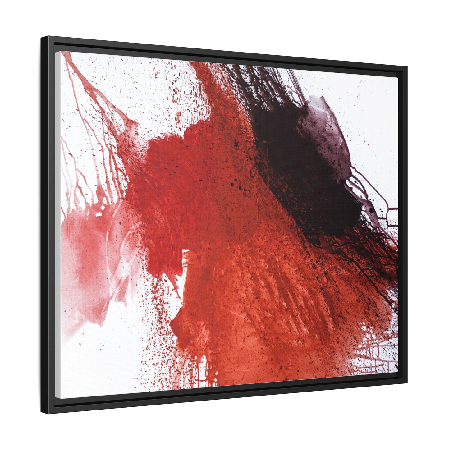Flame by Natalija Miladinovic Matte Canvas Framed Wall Art