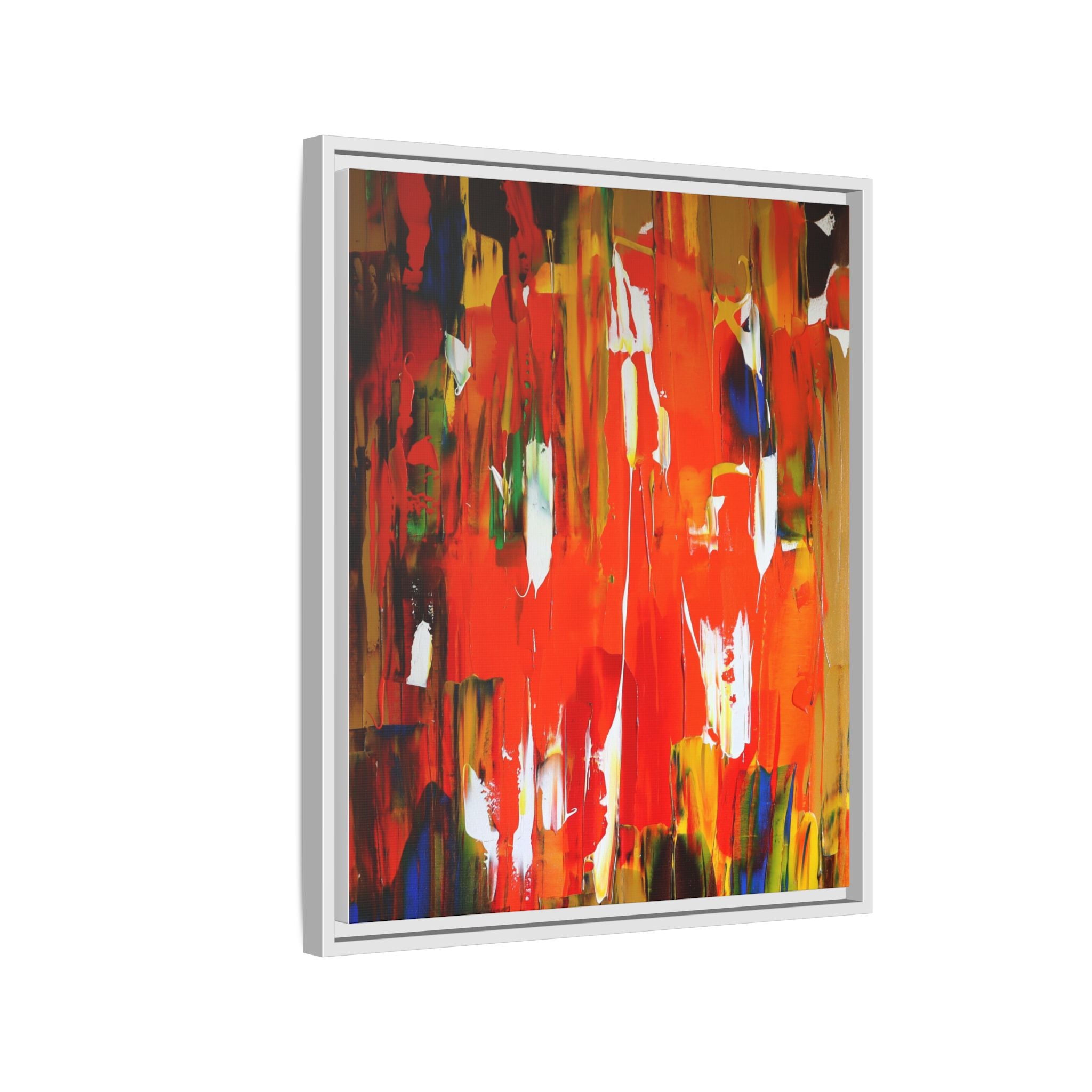 Burn baby burn by Norman Barrett Framed Matte Canvas Wall Art