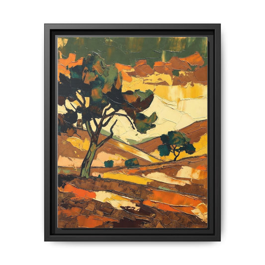 Framed Matte Canvas Landscape Art Print