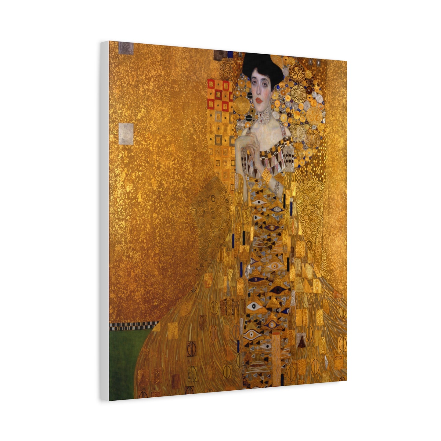 Adele Bloch-Bauer by Gustav Klimt Matte Canvas Wall Art Print