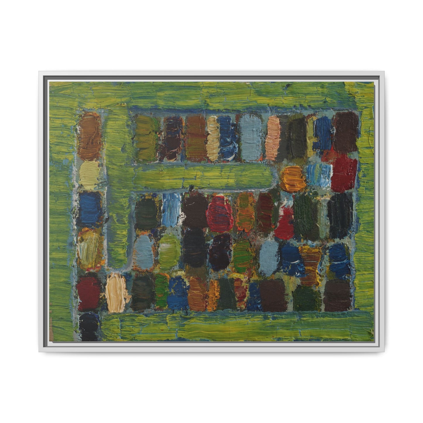 JMC-1970-3 by Jean-Michel Coulon Matte Canvas Framed Wall Art Print