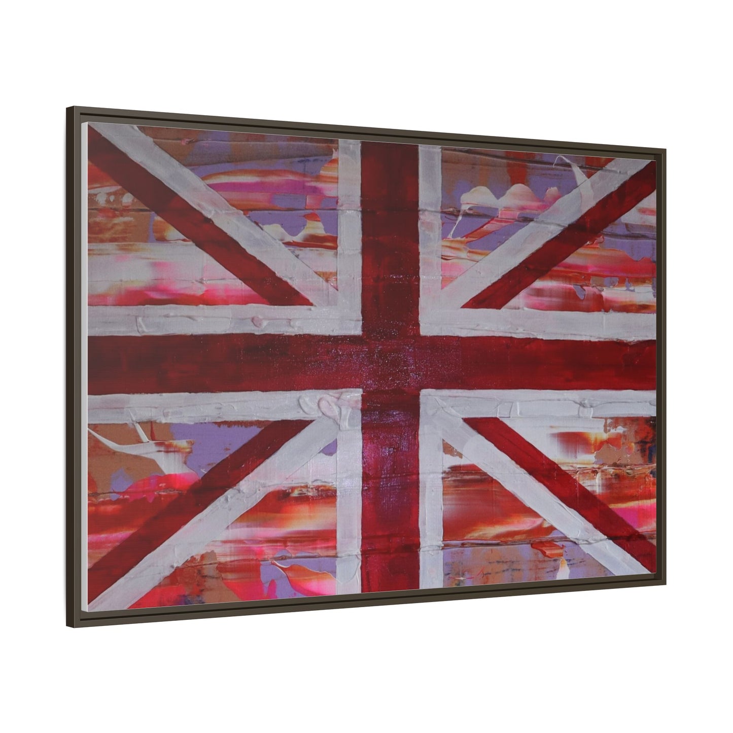 Union Jack is back! by Norman Barrett Framed Matte Canvas Print Wall Art