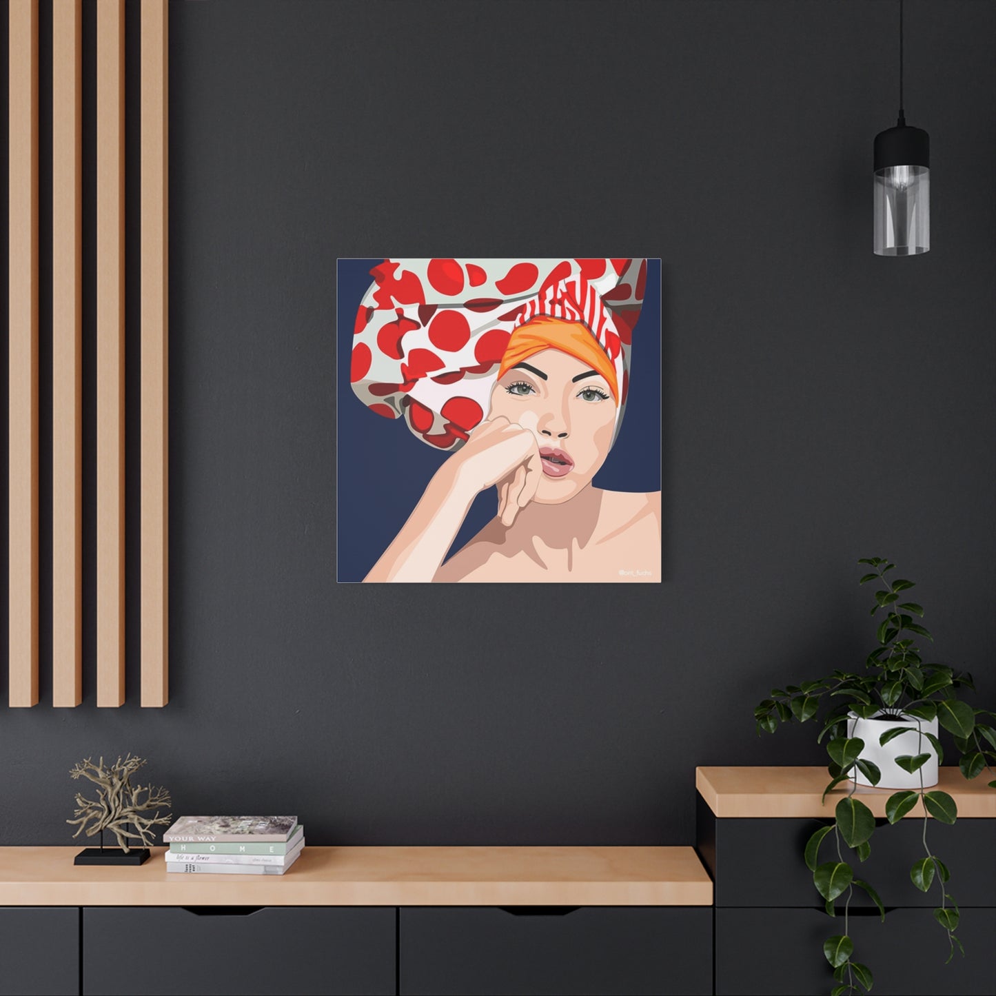 Vivid 20 by Orit Fuchs Canvas Wall Art Print