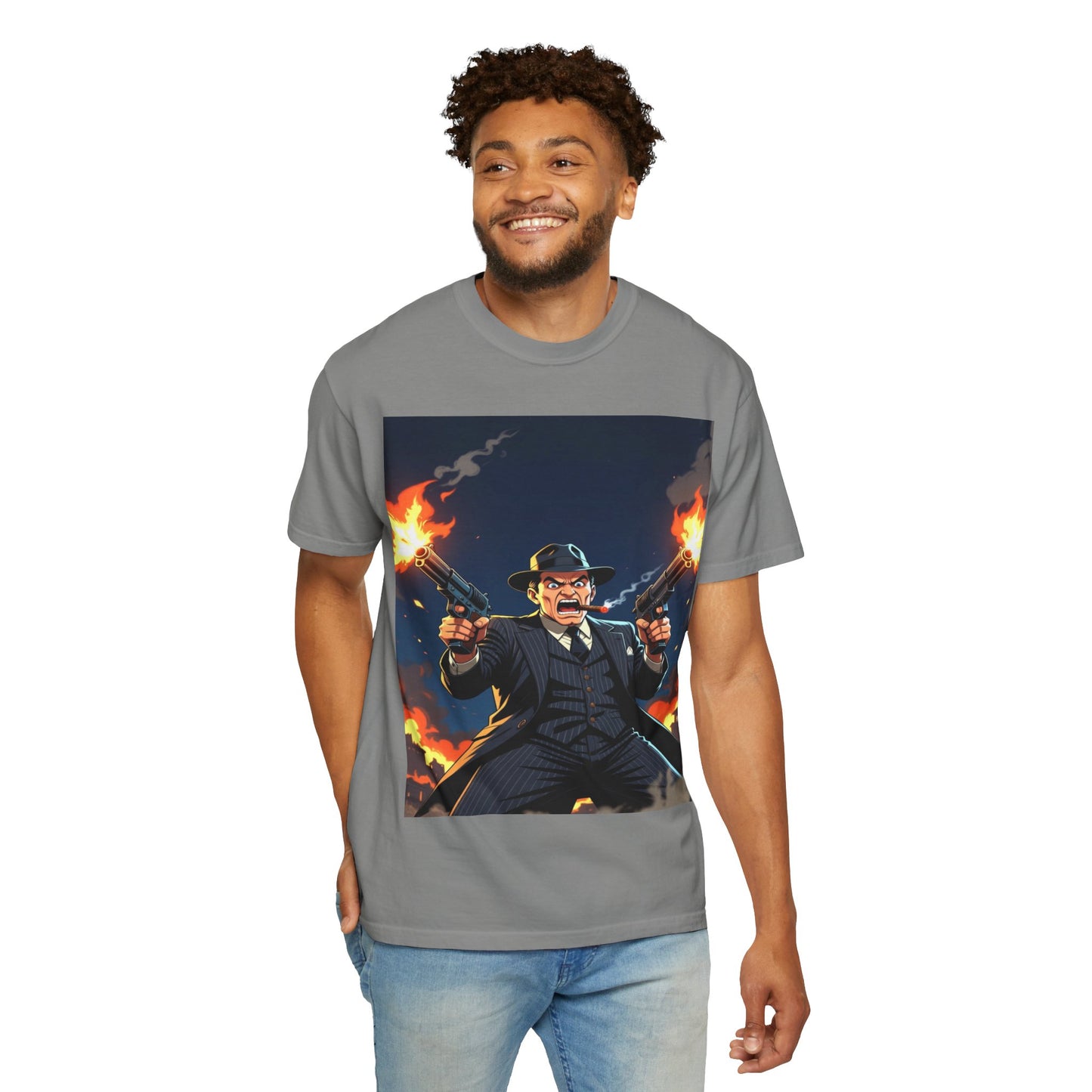 Gangster T‑Shirt — Vintage Outlaw Graphic Tee