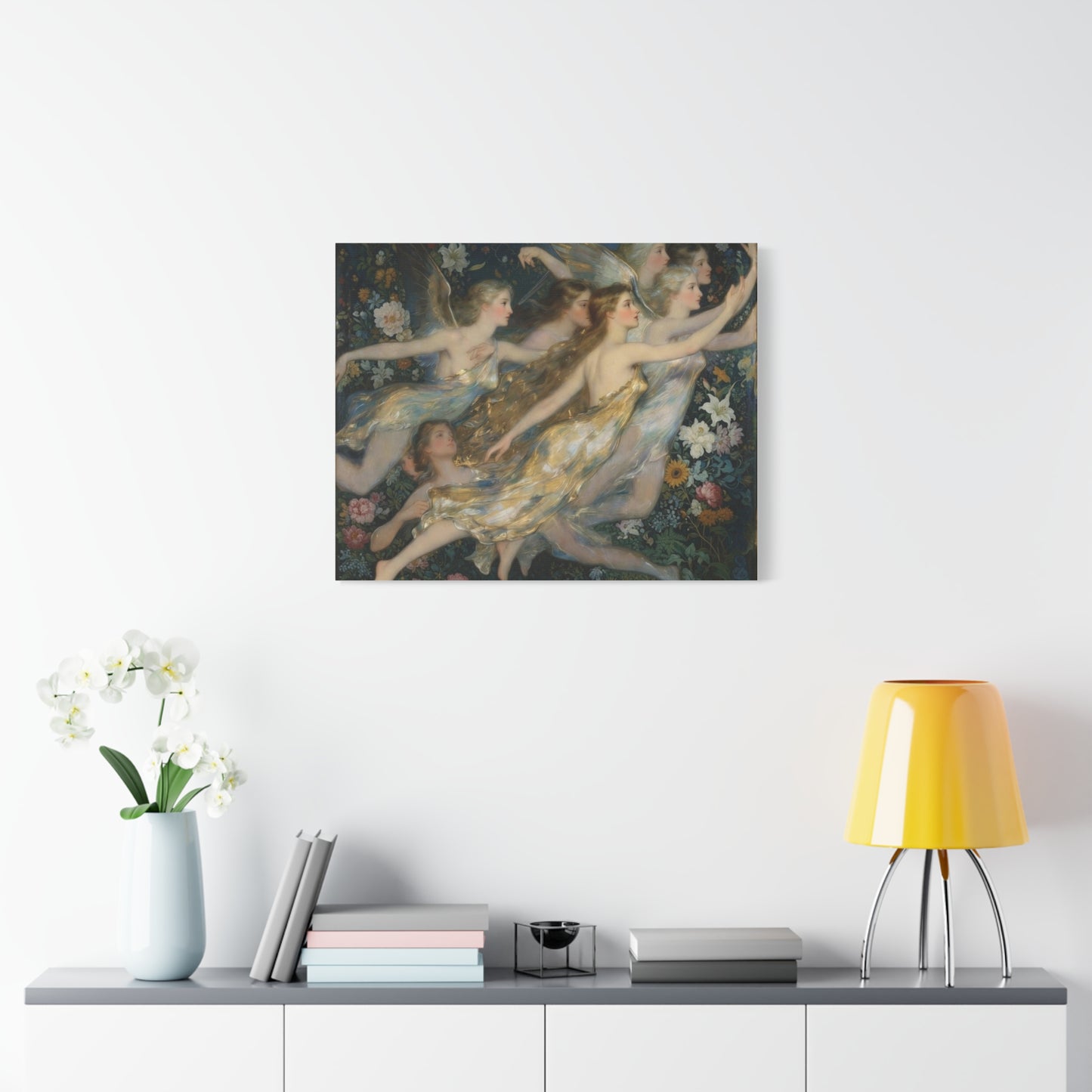 Vintage Fairy Dance Matte Canvas Wall Art