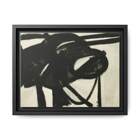 Chief by Franz Kline Abstract Matte Canvas Framed Wall Art