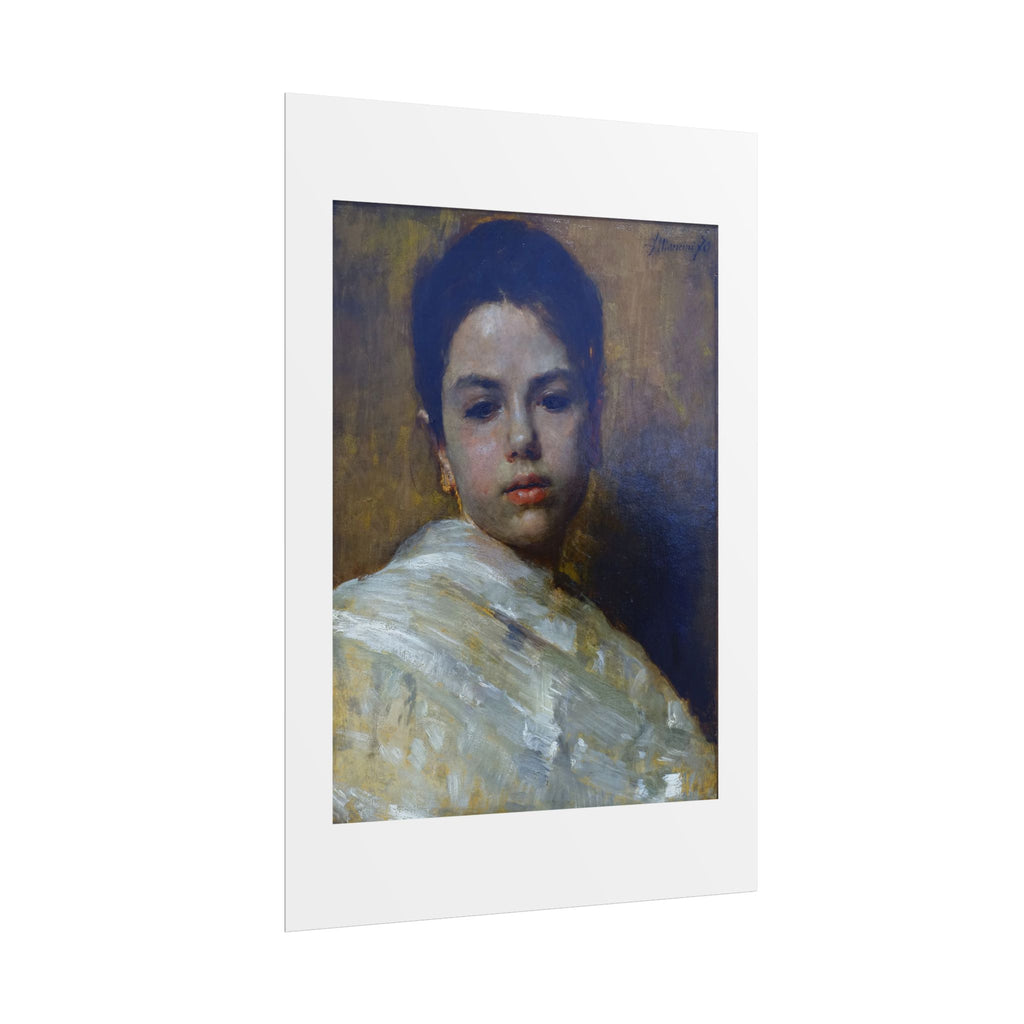 Carminella by Antonio Mancini Wall Art Print