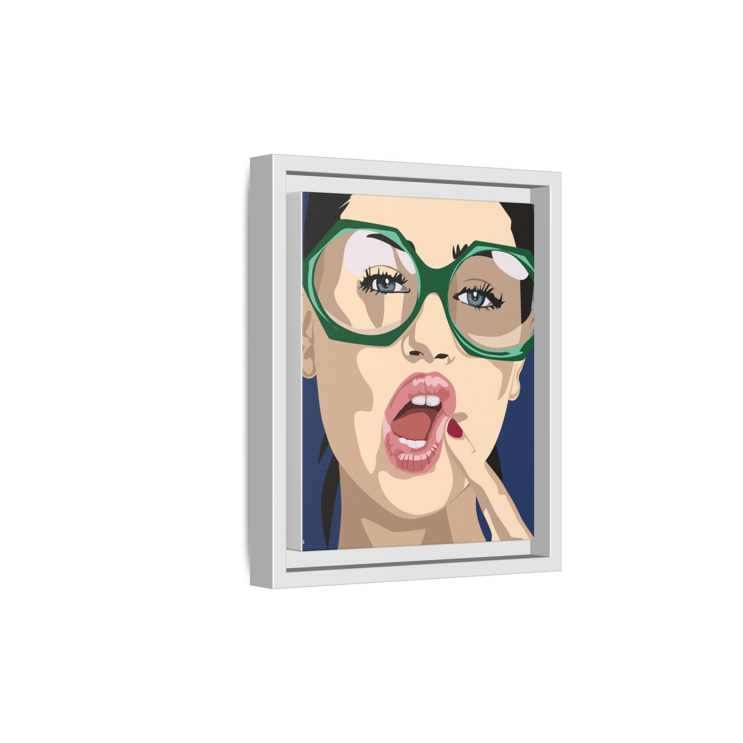 Vivid 2 by Orit Fuchs Matte Canvas Framed Wall Art