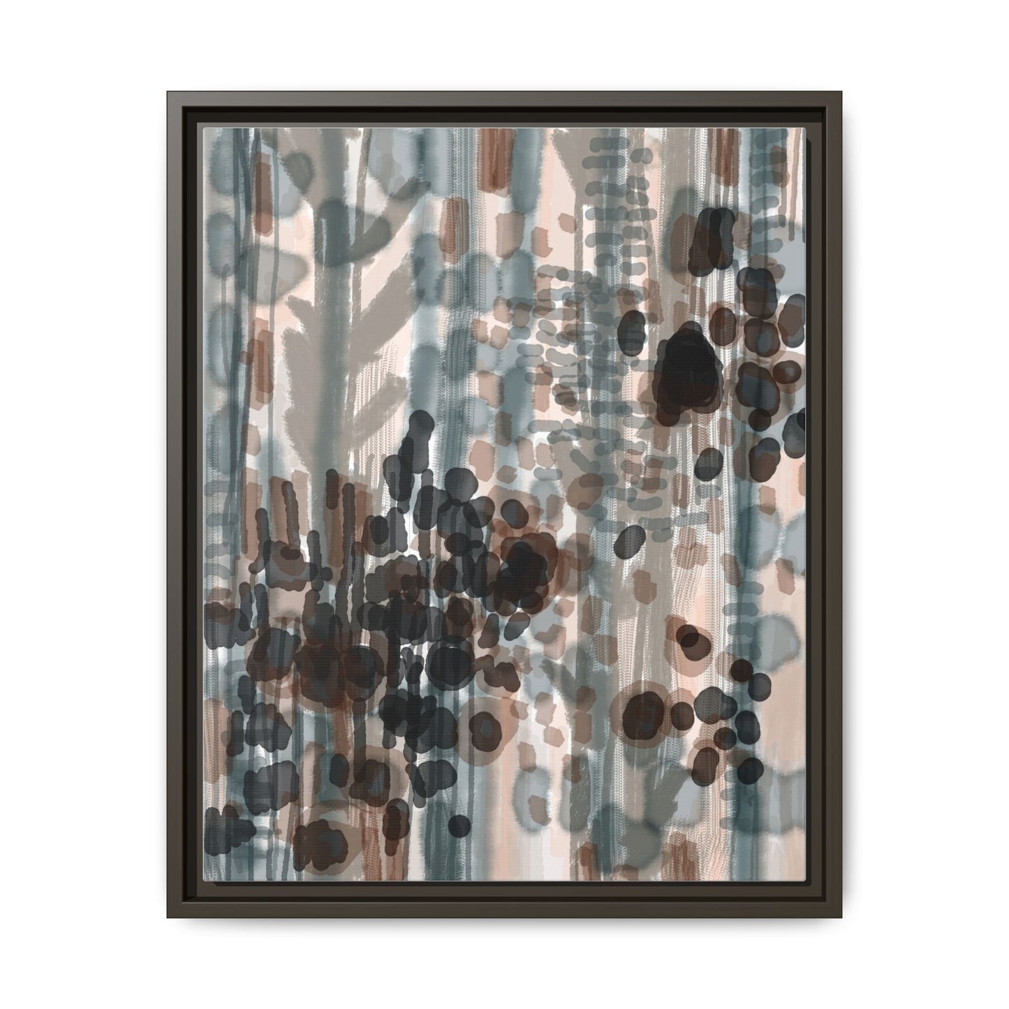 Vleken by an unknown artist Framed Canvas Art