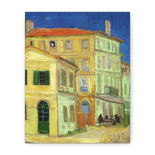 The Yellow House by Vincent van Gogh Matte Canvas Art – Stretched 1.25"