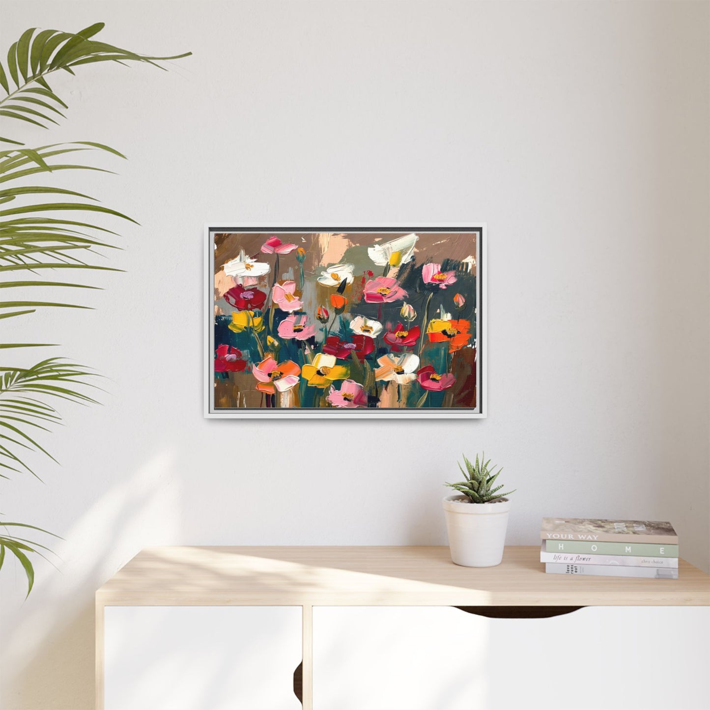 Matte Canvas, Framed (Multi-color)