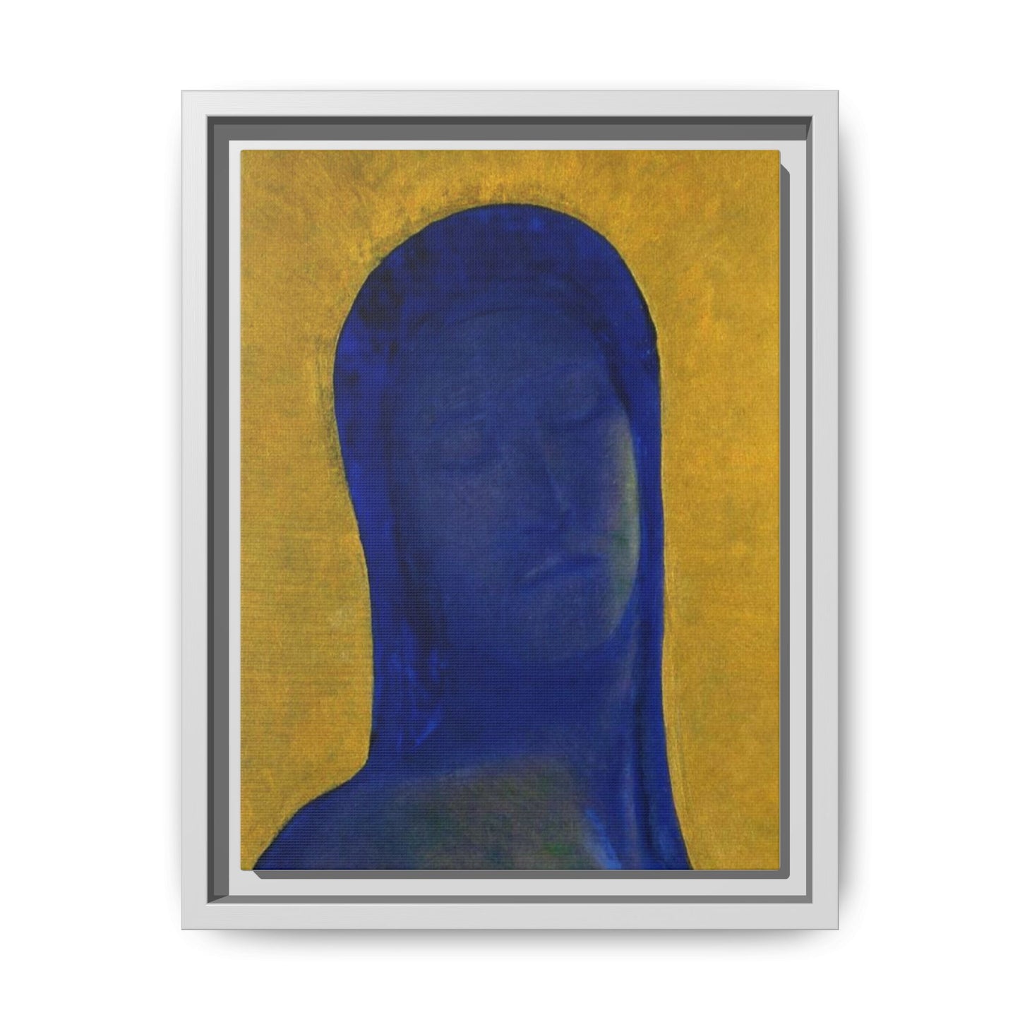 Closed Eyes by Odilon Redon Framed Matte Canvas Wall Art Print