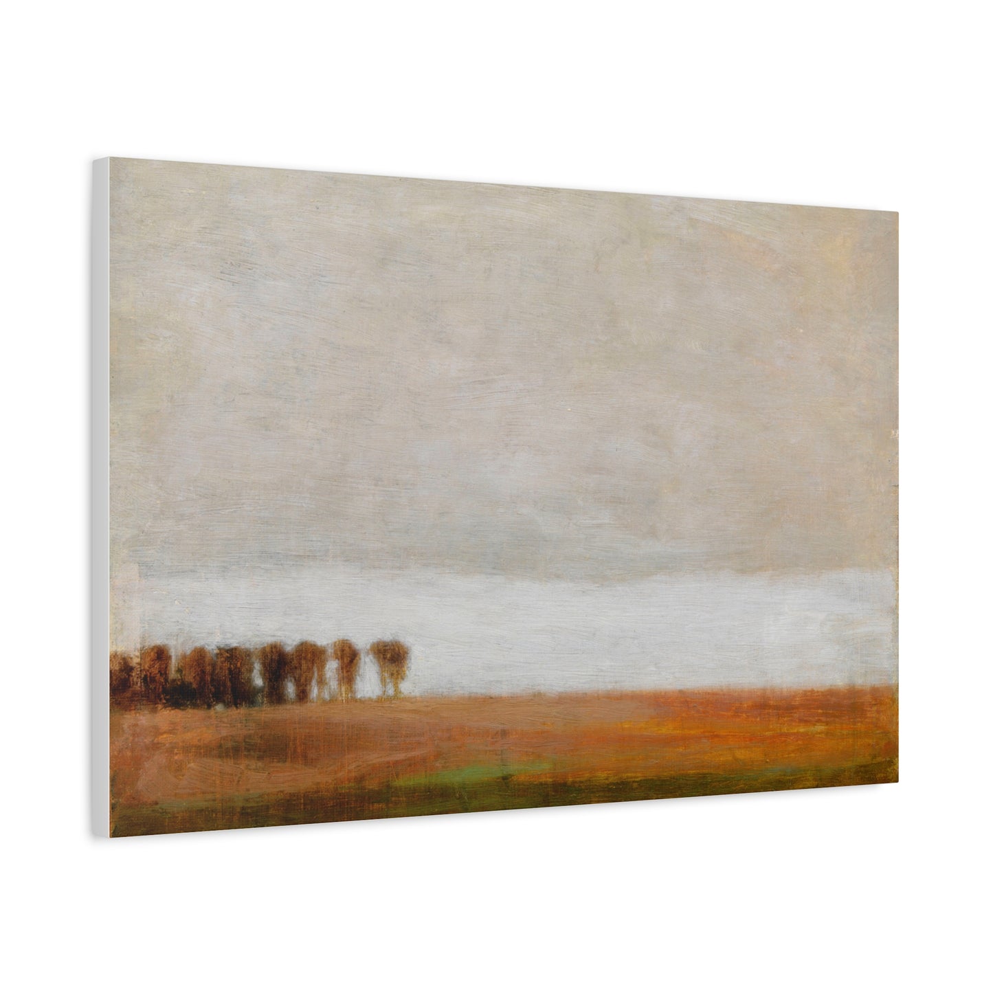 View of Jaegersborg Allé, North of Copenhagen by Vilhelm Hammershøi Canvas Wall Art Print