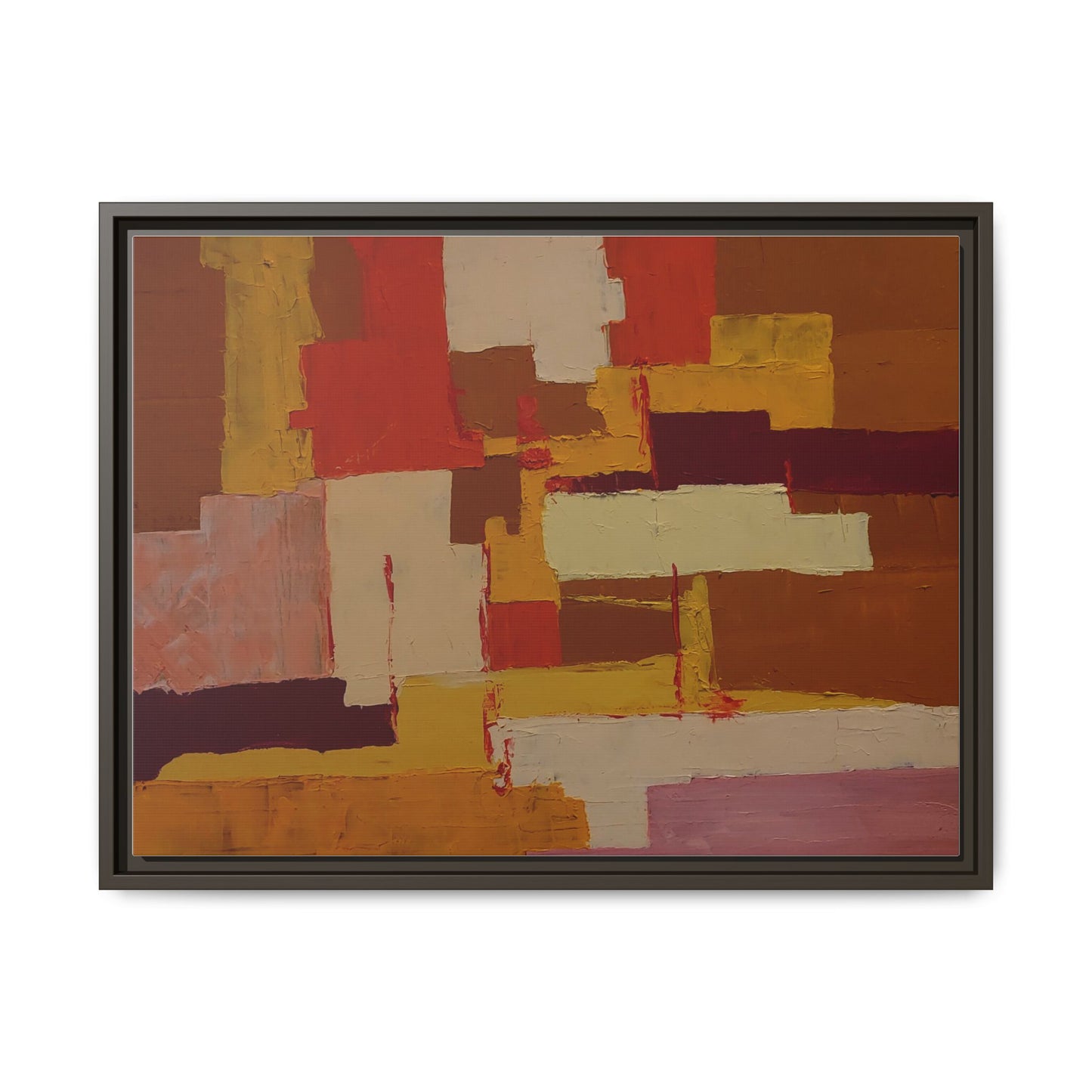 Tableau Confusion by Nicolae Calancea Framed Canvas Wall Art Print