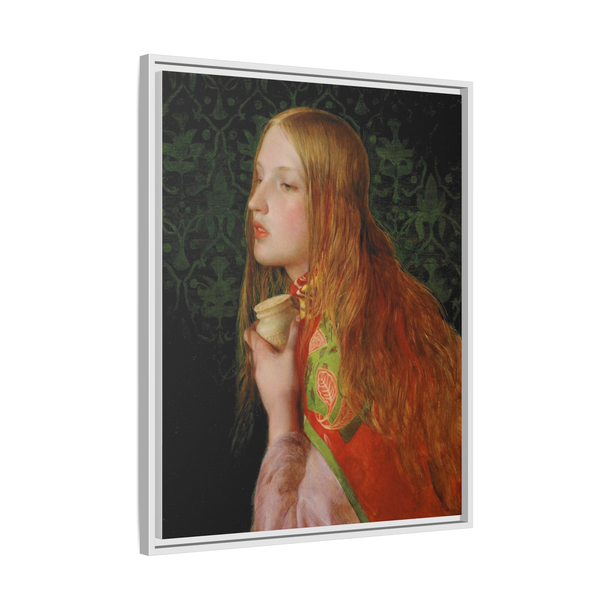 Mariya Magdalena by Frederick Sandys Framed Matte Canvas Wall Art Print