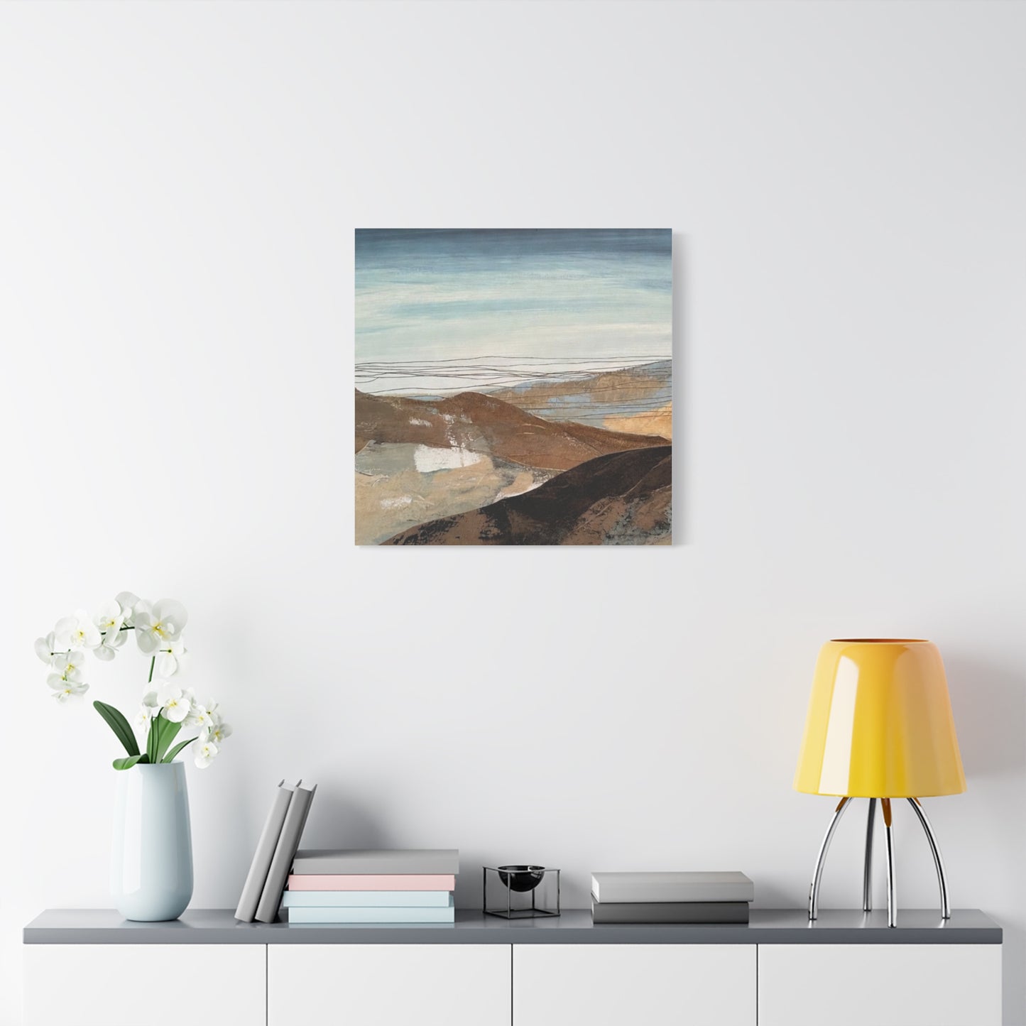 Abstract Landscape Matte Canvas Wall Art — Stretched 1.25"
