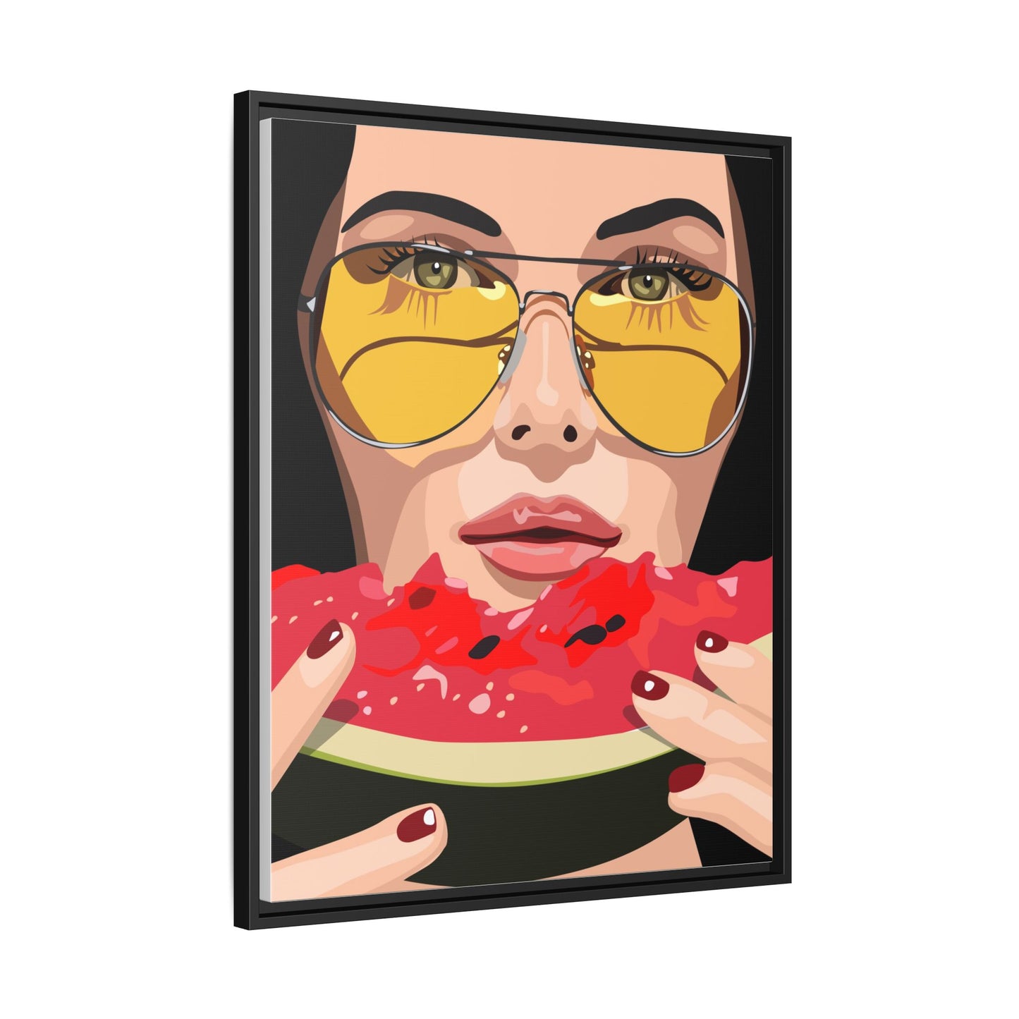 Vivid 81 by Orit Fuchs Framed Matte Canvas Wall Art