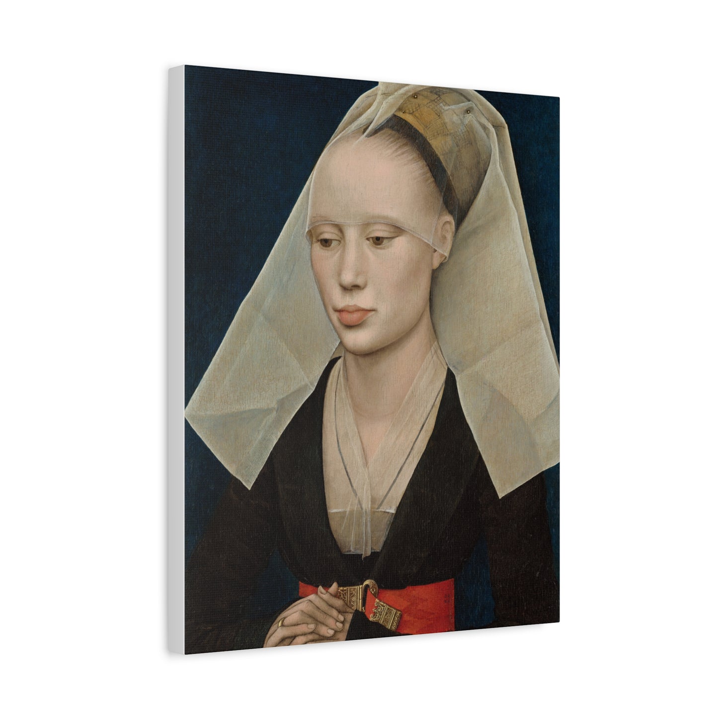 Portrait of a Lady by Rogier van der Weyden Matte Canvas Wall Art