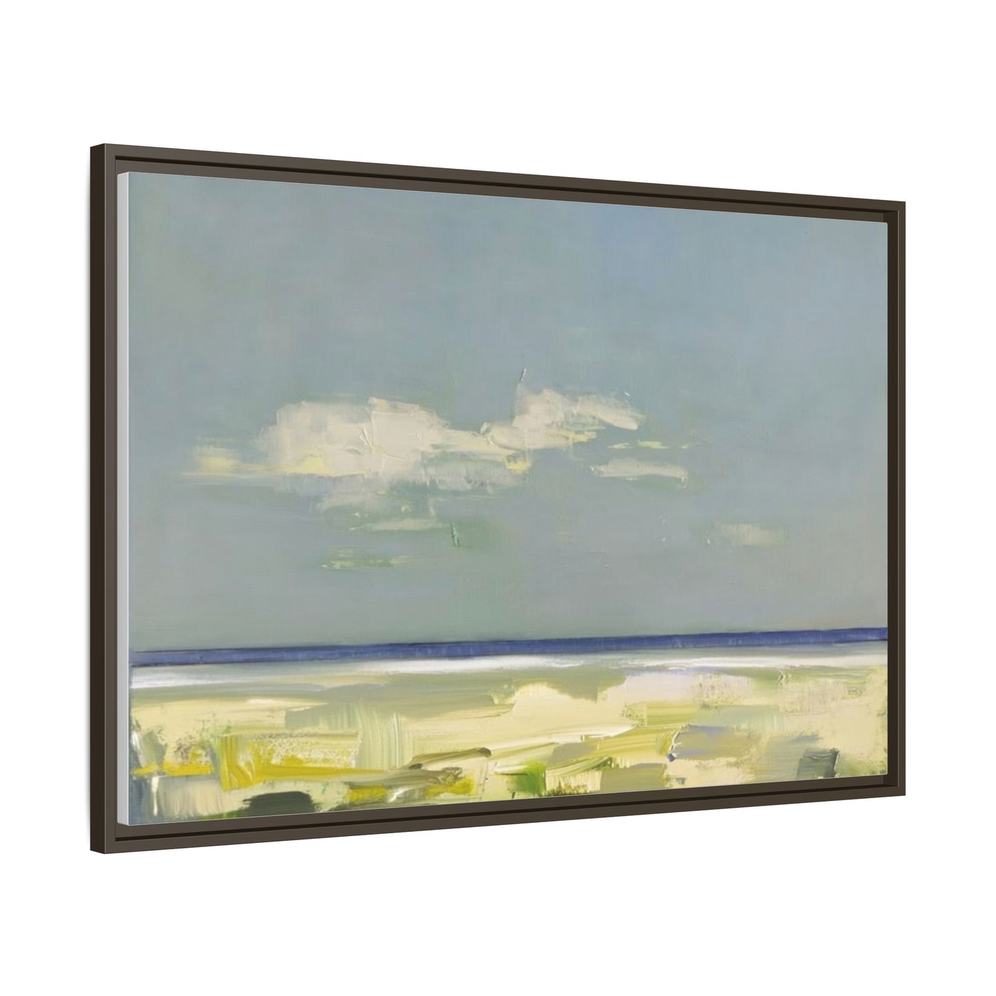 Coastal Calm Matte Canvas Framed Wall Art