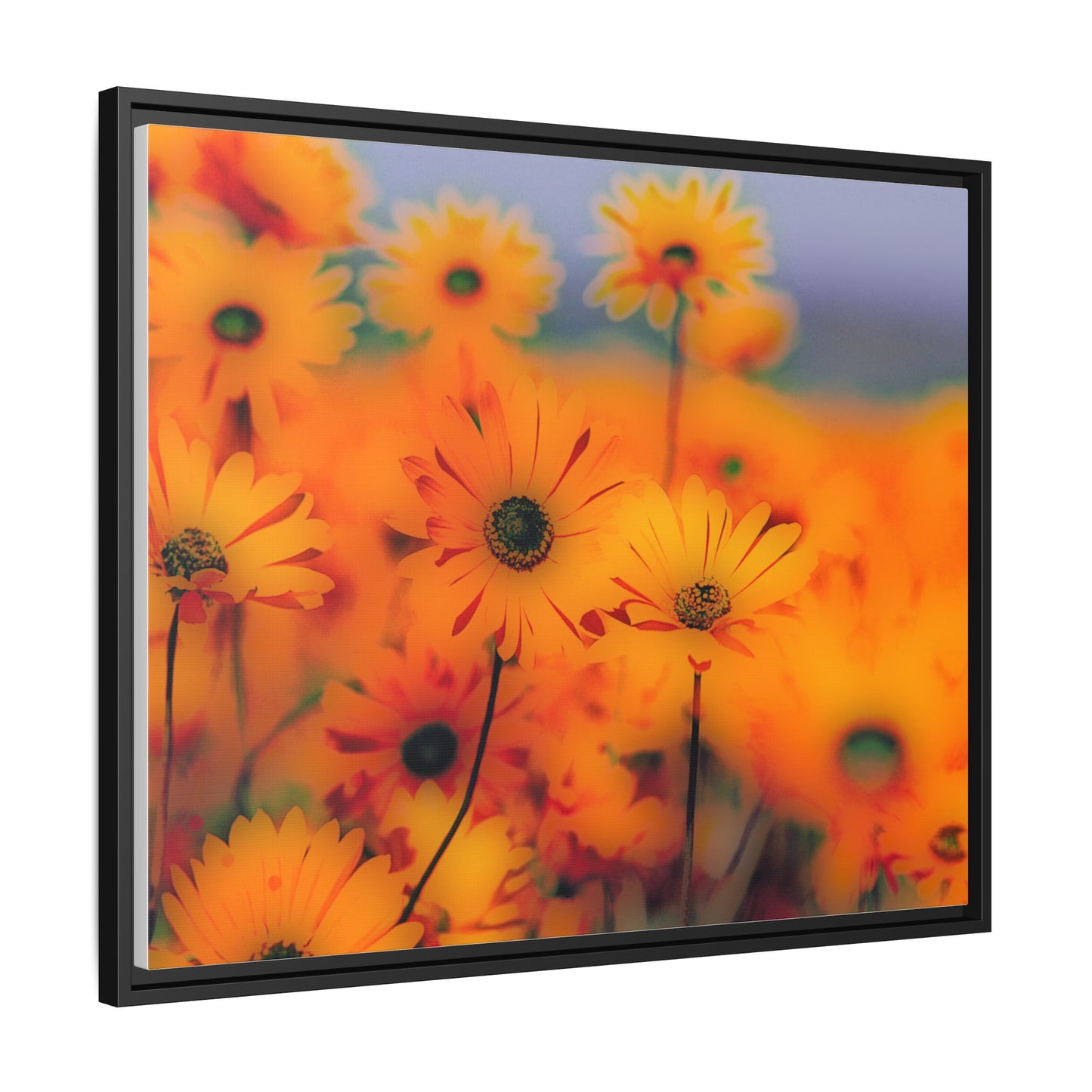 Bee Garden by Norman Barrett Framed Matte Canvas Wall Art Print
