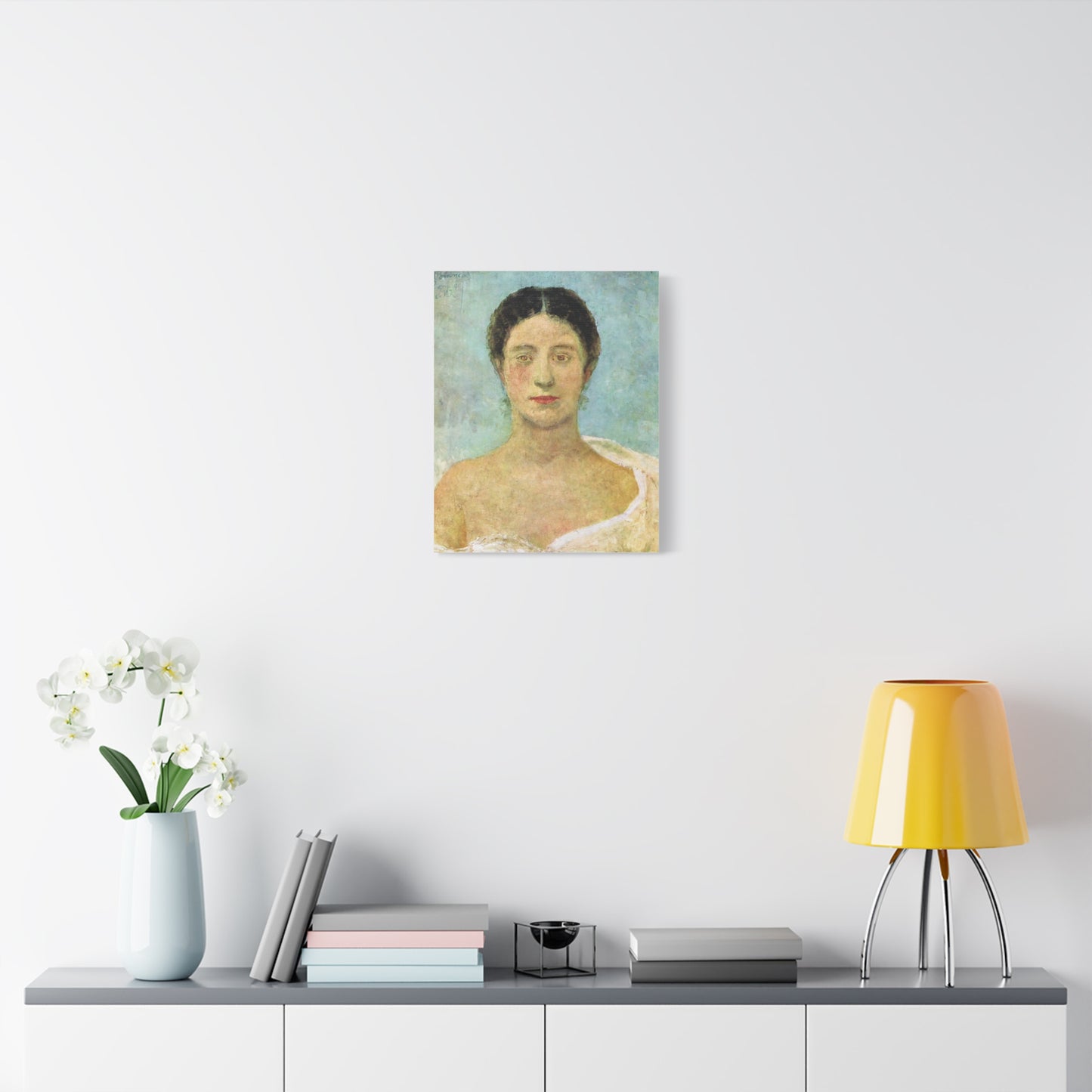 Bianca by Max Klinger Print Matte Stretched Canvas