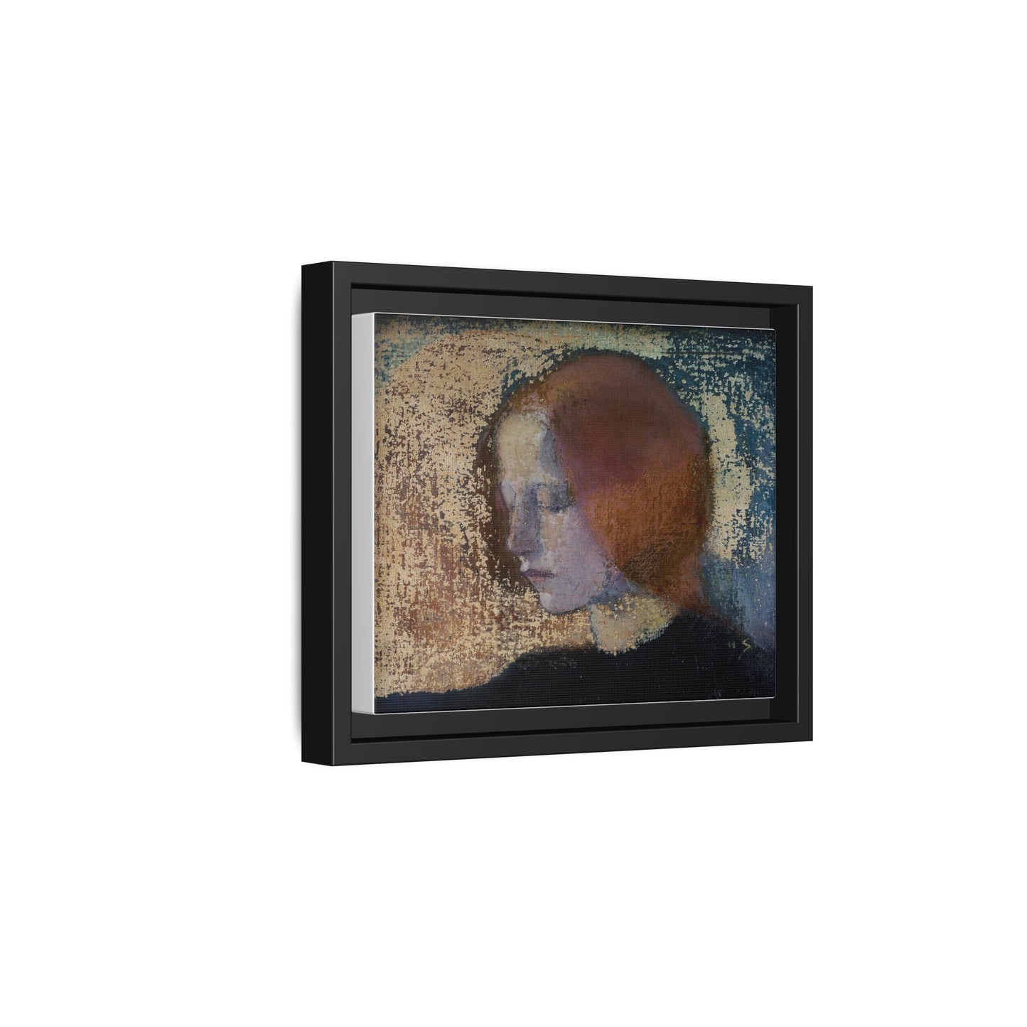 Fragment by Helena Schjerfbeck Framed Matte Canvas Art Print