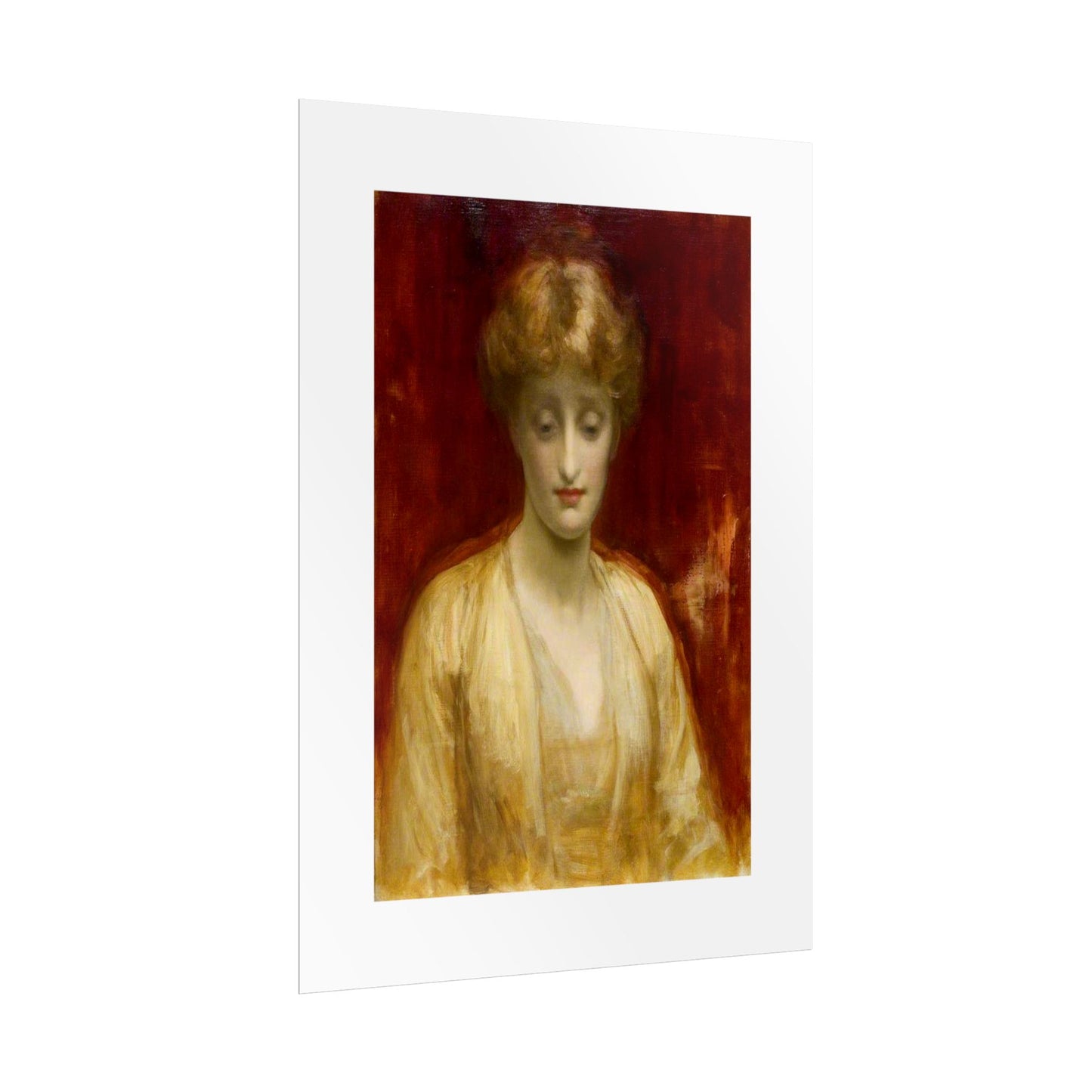 Mrs Williams by Lord Frederic Leighton Wall Art Print