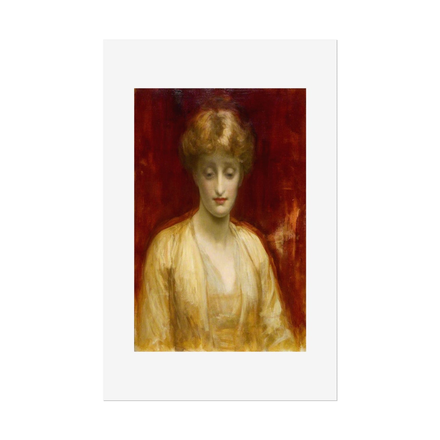 Mrs Williams by Lord Frederic Leighton Wall Art Print