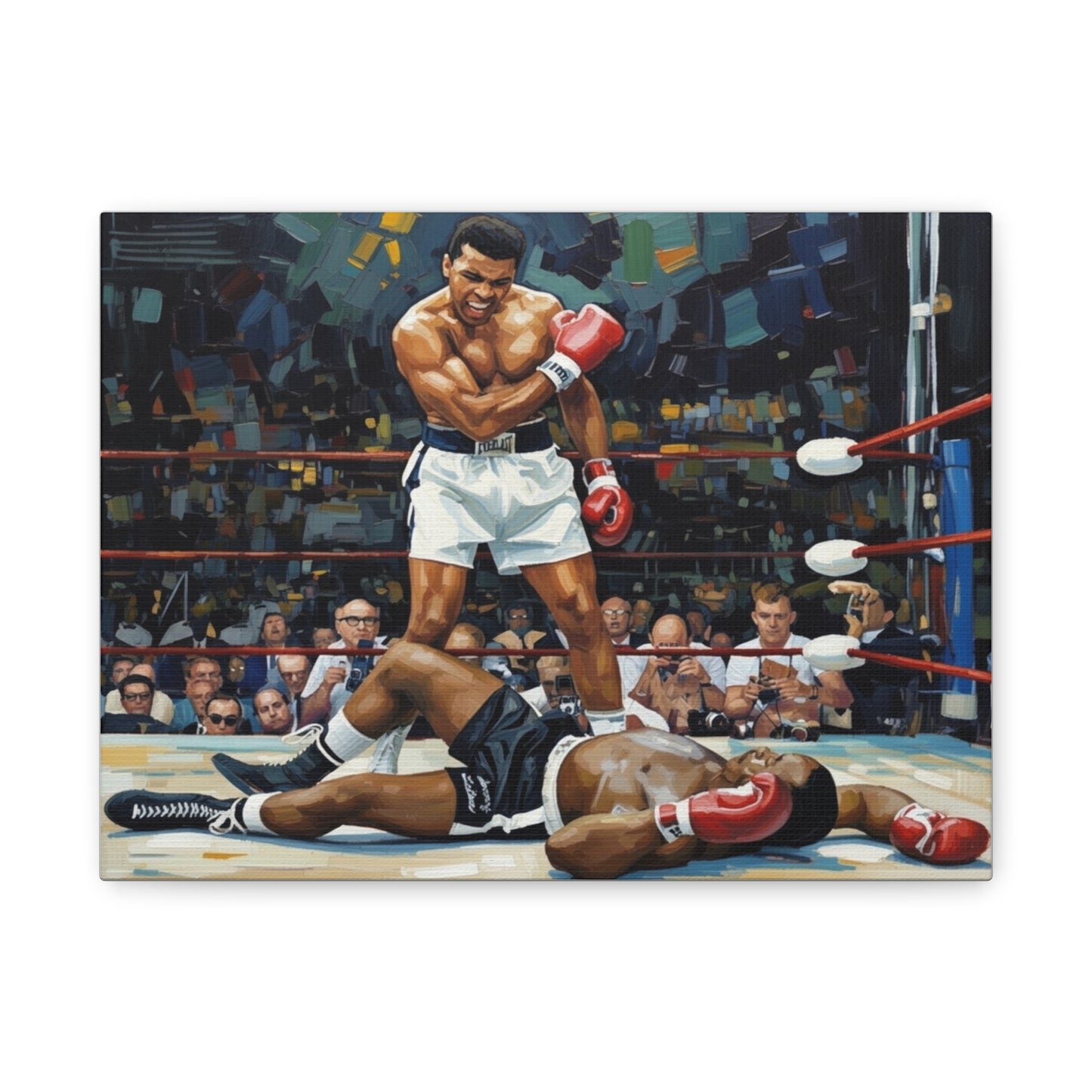 Muhammad Ali 'The Knockout' Matte Canvas Wall Art