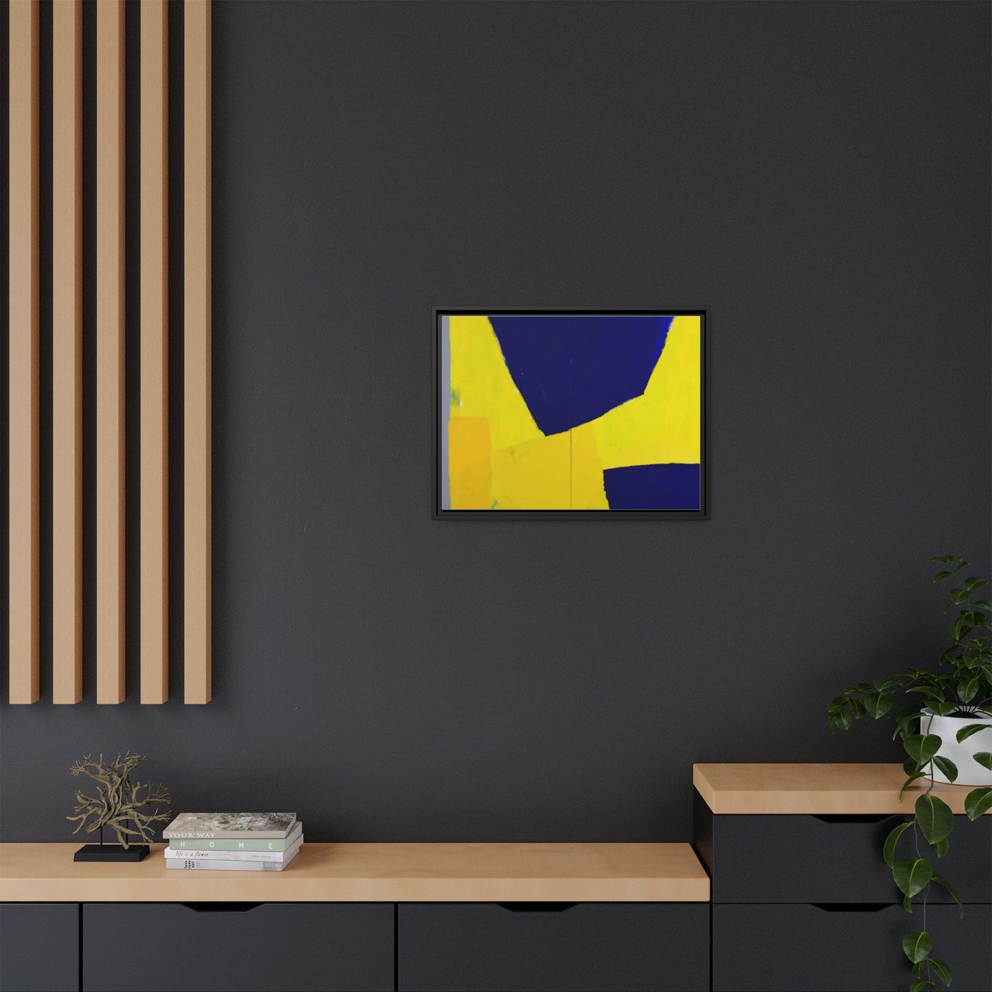 Lantenhammer by Lageplan Atelier Framed Modern Wall Art